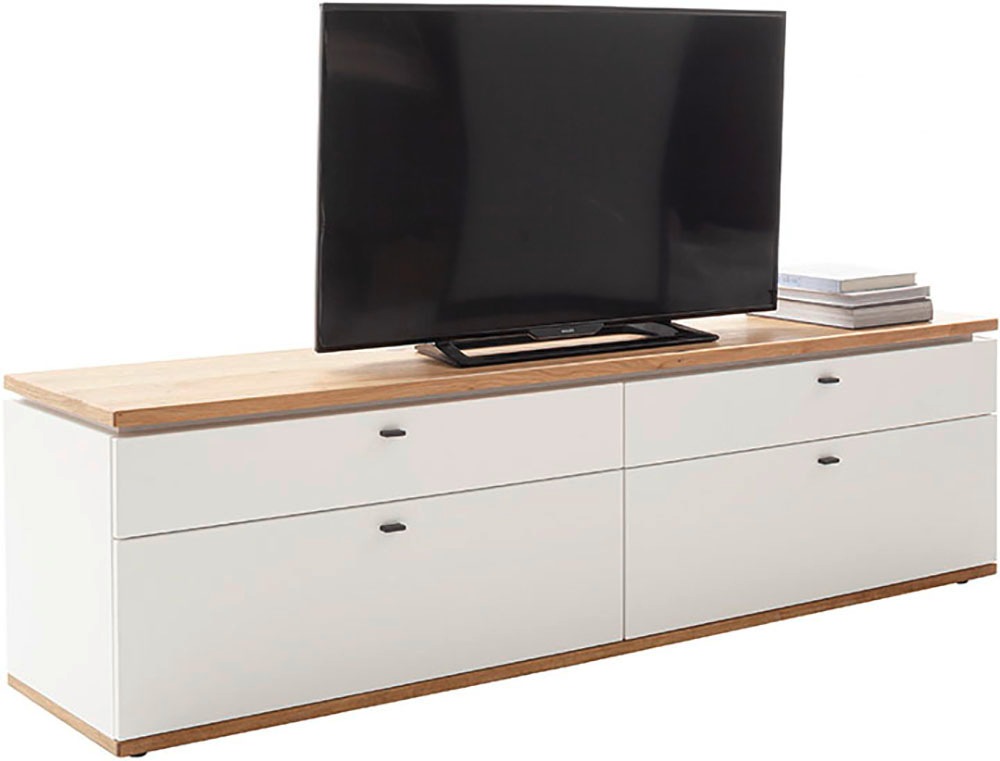 MCA furniture Lowboard »Matadi Lowboard«, (1 St.), Lowboard,TV-Schrank,Weiß,Holzabsetzung,Schubkästen,B: 210cm