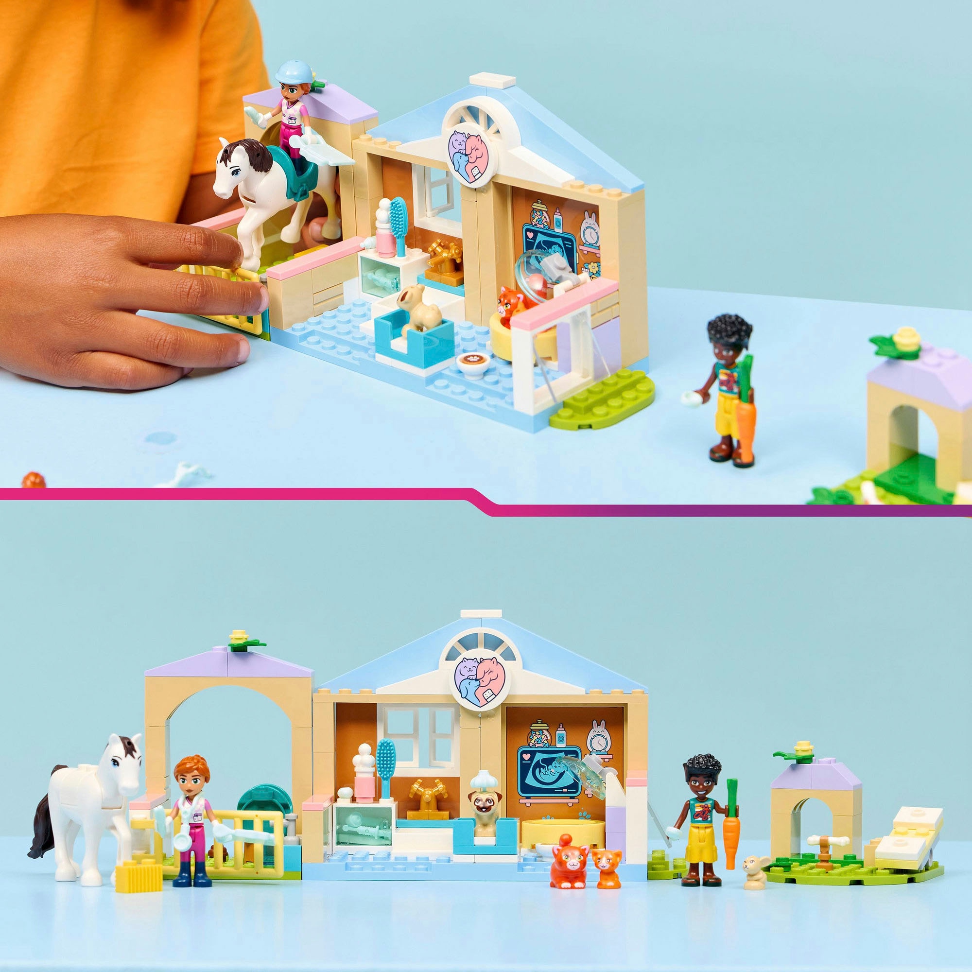 LEGO® Konstruktionsspielsteine »Tierklinik (42696), LEGO Friends« Made in Europe