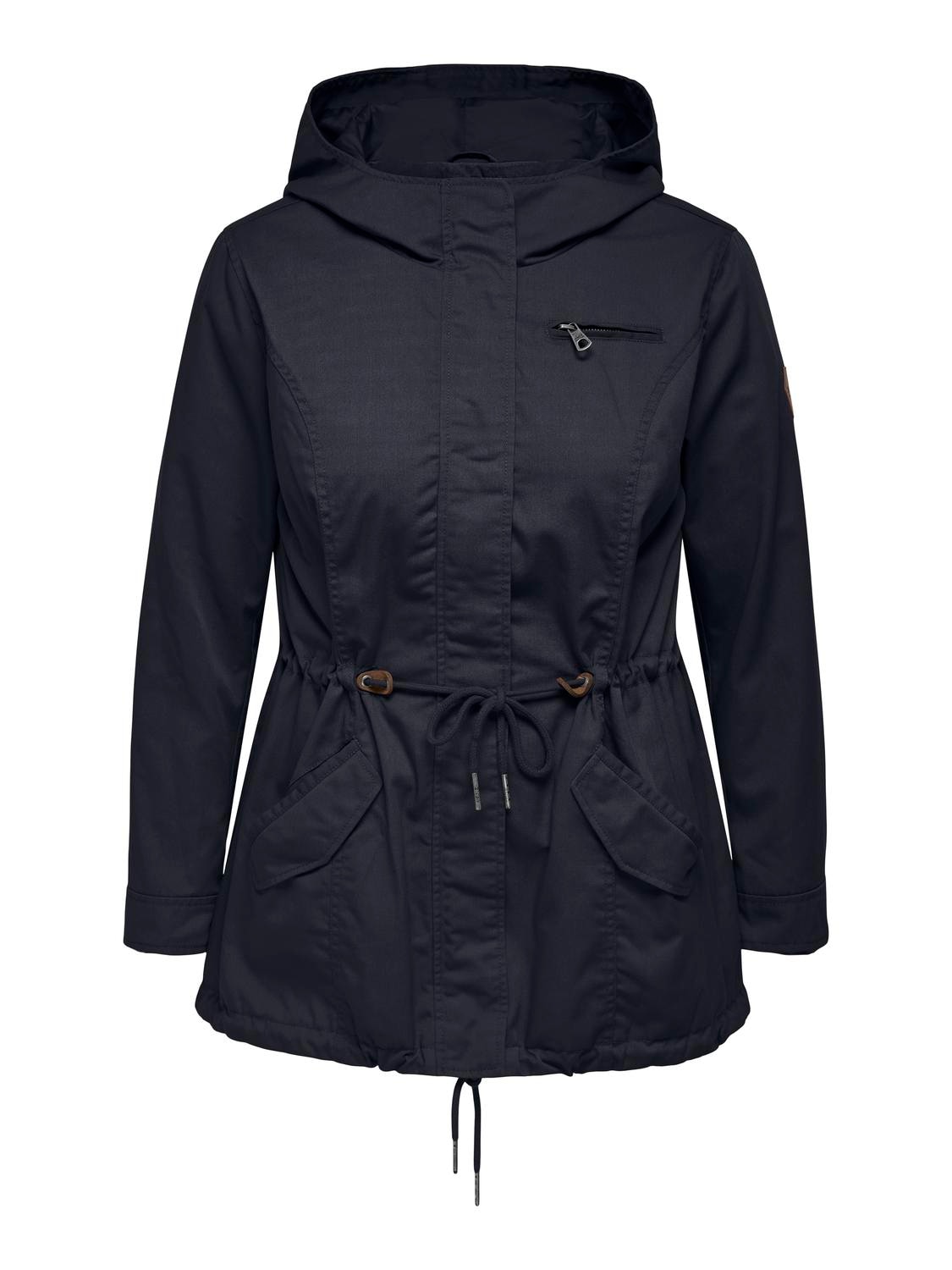 ONLY CARMAKOMA Parka »CARLORCA SPRING CANVAS PARKA OTW NOOS« mit Kapuze