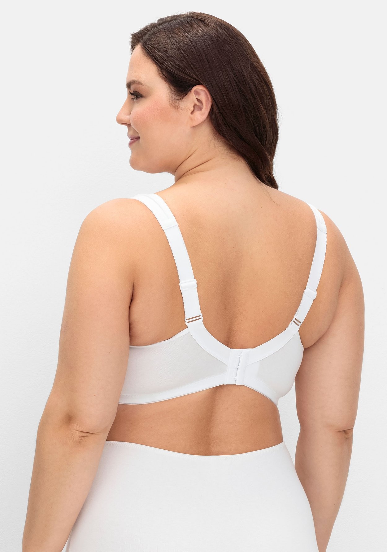 Sheego Bügelloser BH »BH mit leicht transparenten Mesh-Einsätzen«