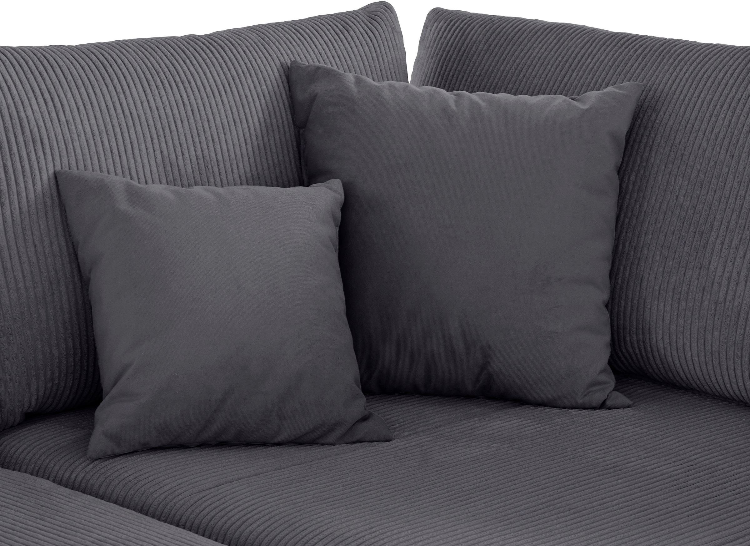 INOSIGN Ecksofa »Boxspringbett Night & Day L-Form mit Dauer-Schlaffunktion mit Armlehne«, mit Boxspring-Bettfunktion 180x200 cm und Bettkasten, Dauerschläfer!