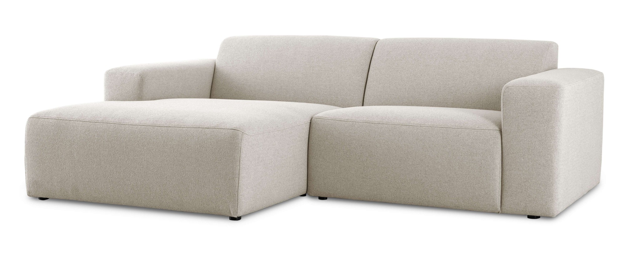 INOSIGN Ecksofa »Koa,228cm, L-Form, Modulsofa, Webstoff, Cord«, Designsofa, weicher Lounge-Sitzkomfort, Welleunterfederung, bodentief