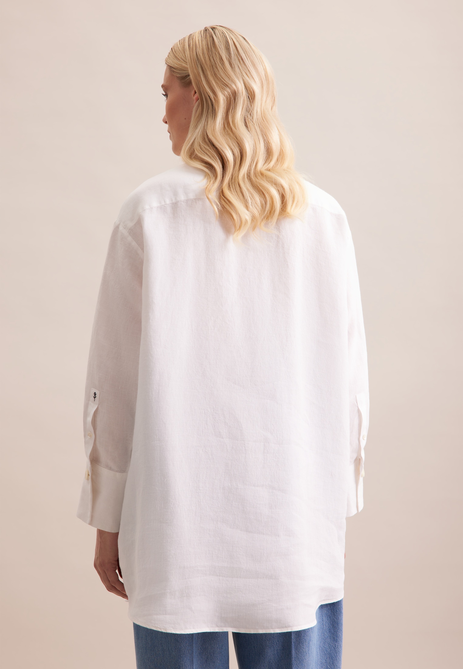 seidensticker Longbluse »Schwarze Rose«, Langarm Kragen Uni