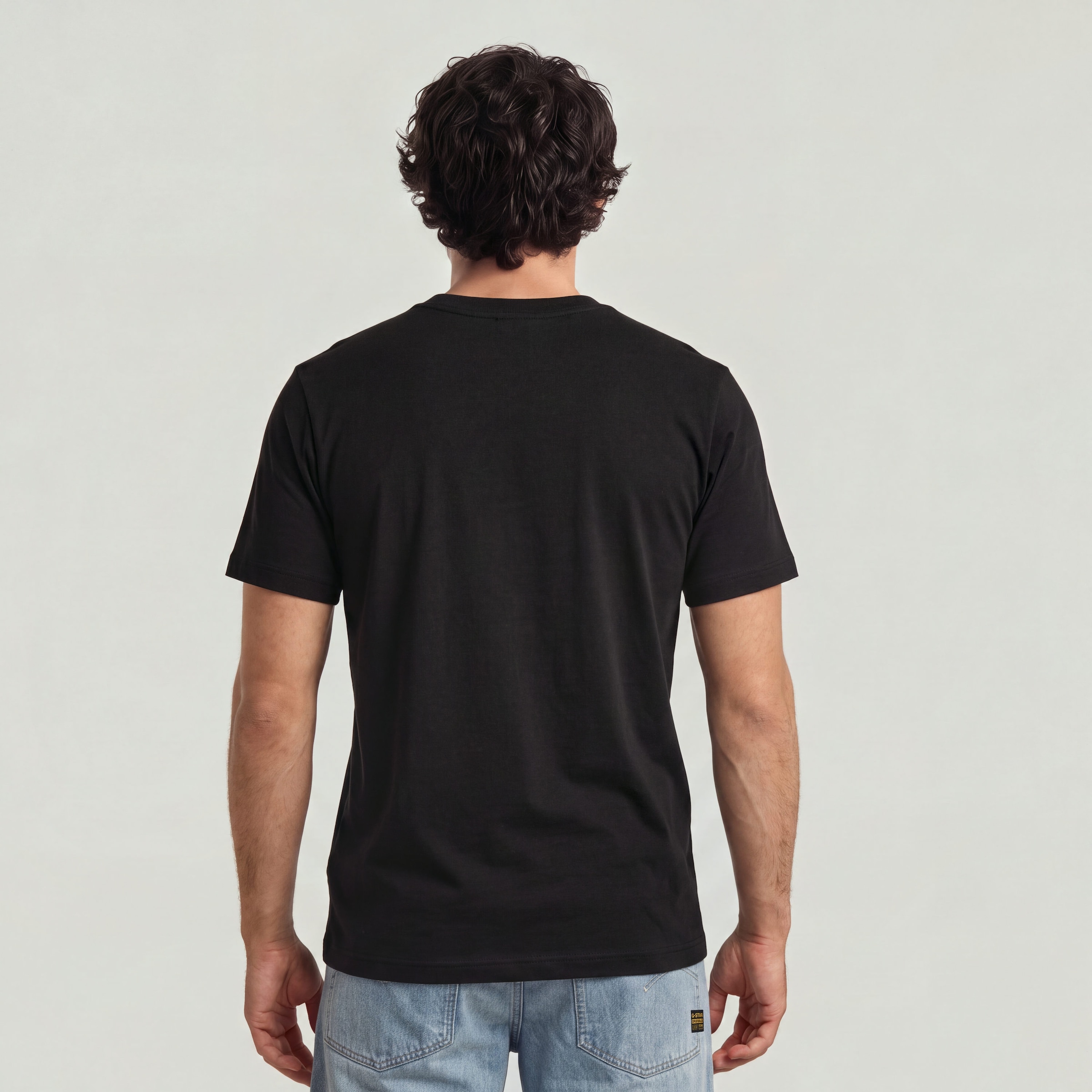 G-STAR T-Shirt »Front Print Logo« aus reiner Baumwolle, Regular Fit
