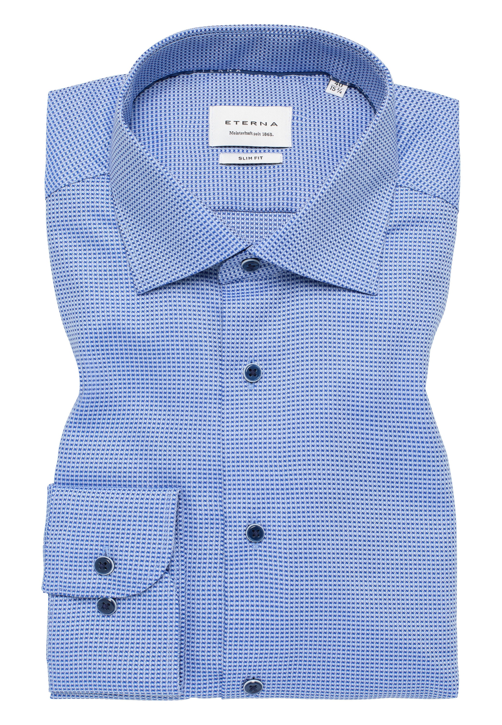 Eterna Langarmhemd »SLIM FIT«, NON IRON (bügelfrei)