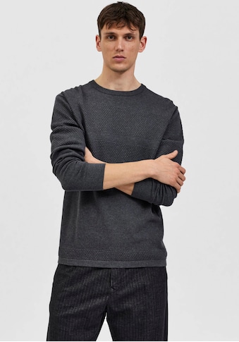 SELECTED HOMME Strickpullover »SLHMAINE LS KNIT CREW NECK W« kaufen