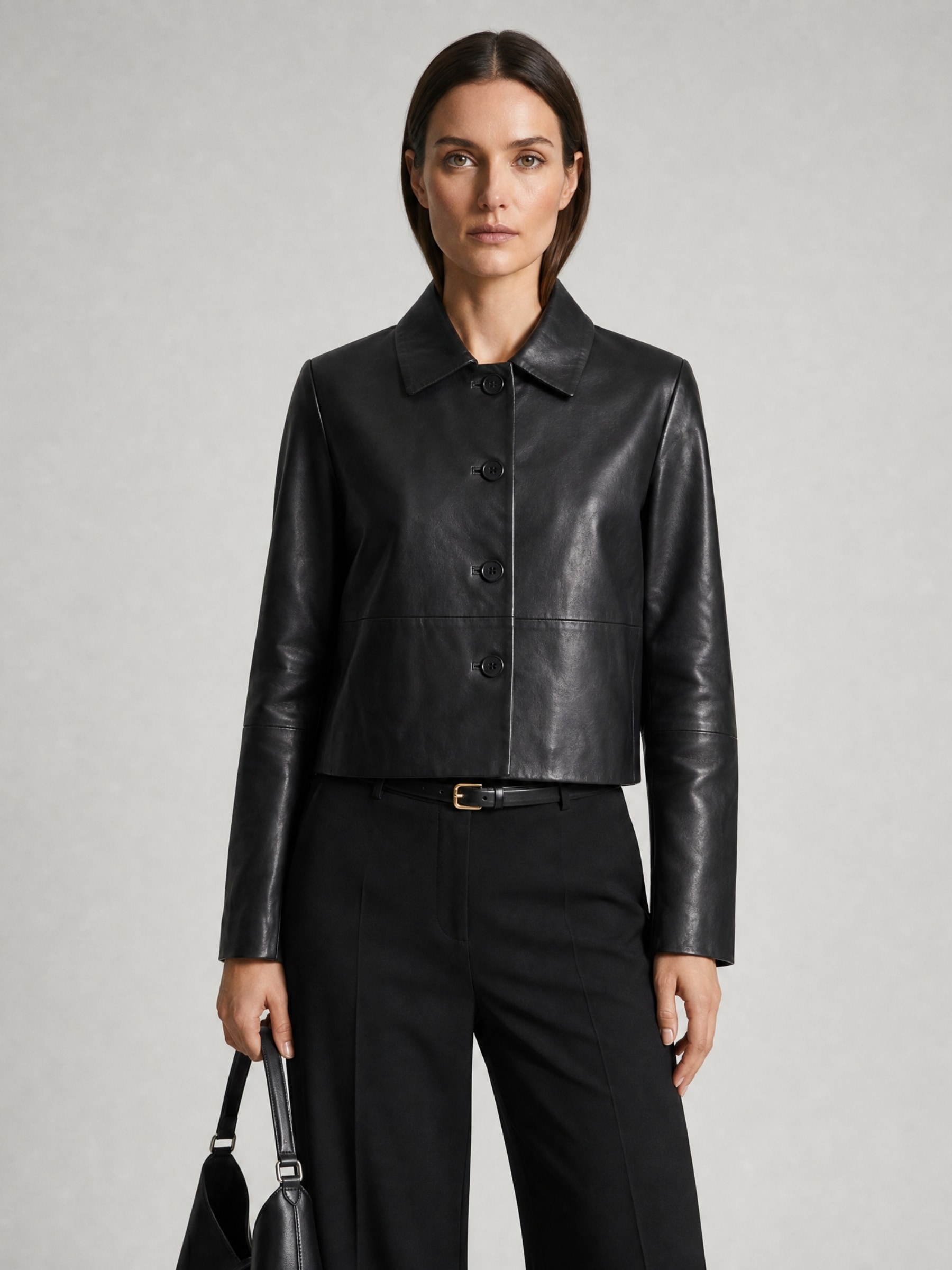 RICANO Bolerojacke »Lederjacke Cecila« Handgefertigt aus echtem Leder