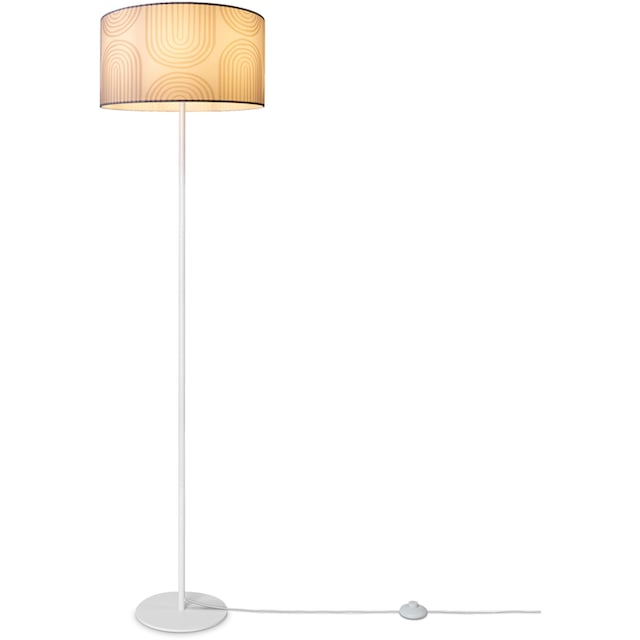 Paco Home Stehlampe »Luca Pillar«, Wohnzimmer Stehlampe Mit Schirm Büro  Modern Retro Muster E27 online kaufen | mit 3 Jahren XXL Garantie