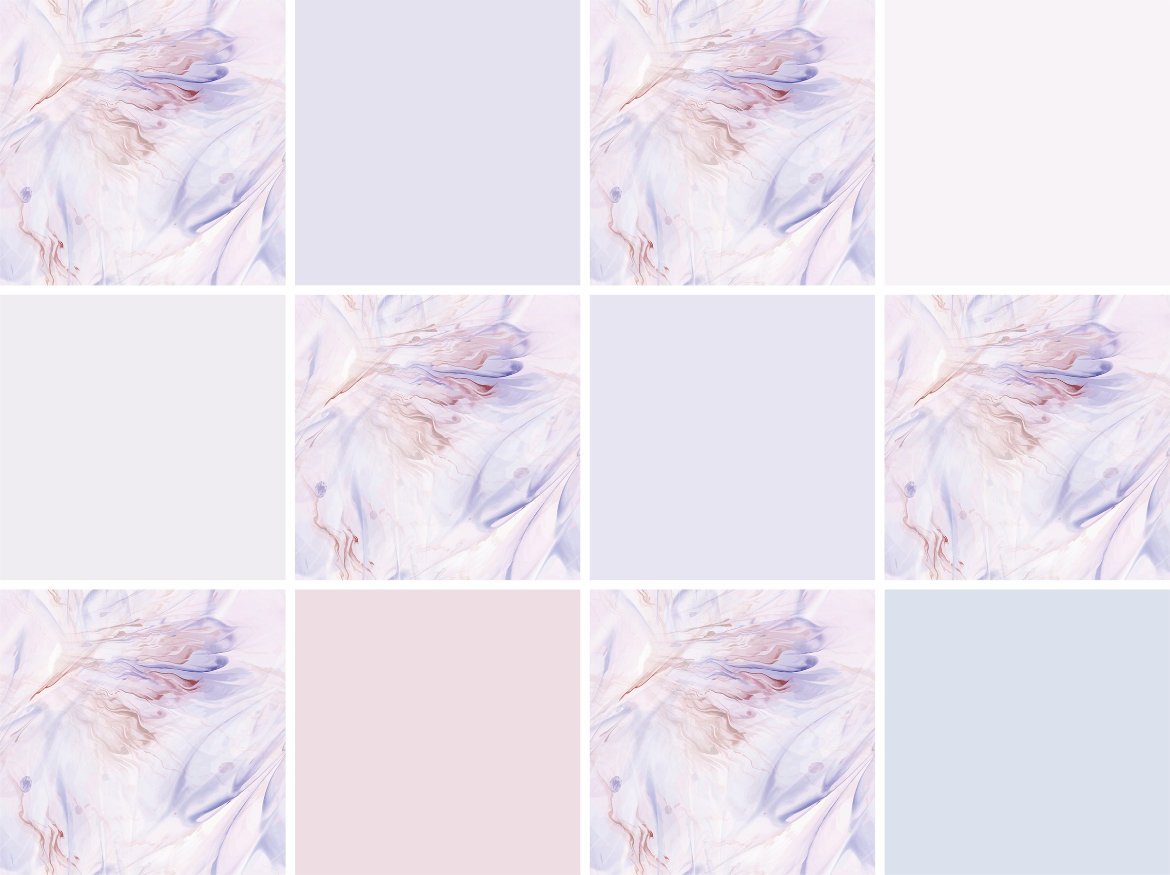 queence Fliesenaufkleber »Blumen« Stickerfliesen, selbstklebend, Sticker, 12er Set