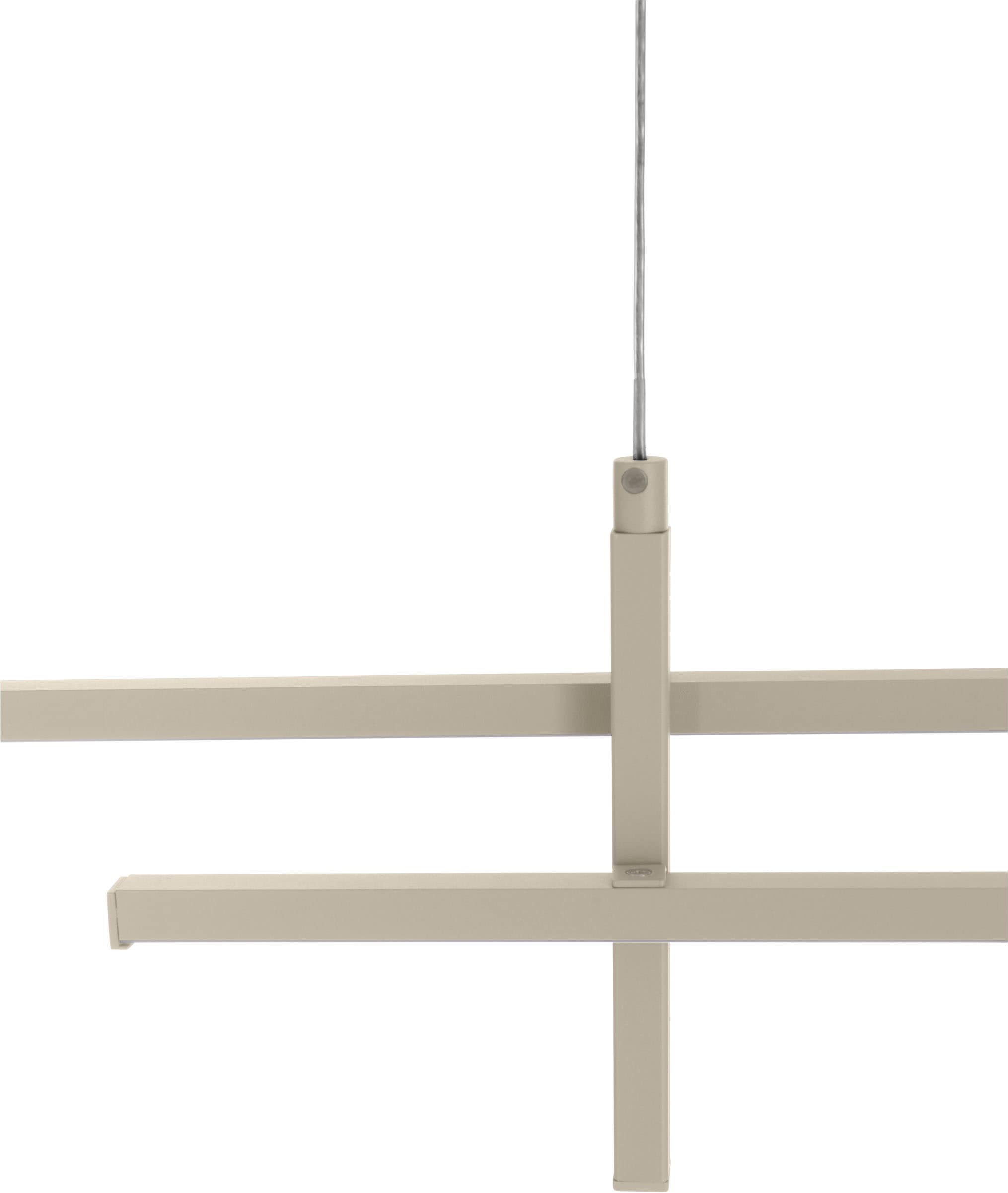 EGLO Hängeleuchte »TREPILIANO Pendellampe - Alu, Stahl - LED - 20W - IP20« LED-Modul 1 Stk. Warmweiß Hängelampe, Deckenlampe, Wohnzimmer, Esszimmer, L110 x B7 x H120 cm