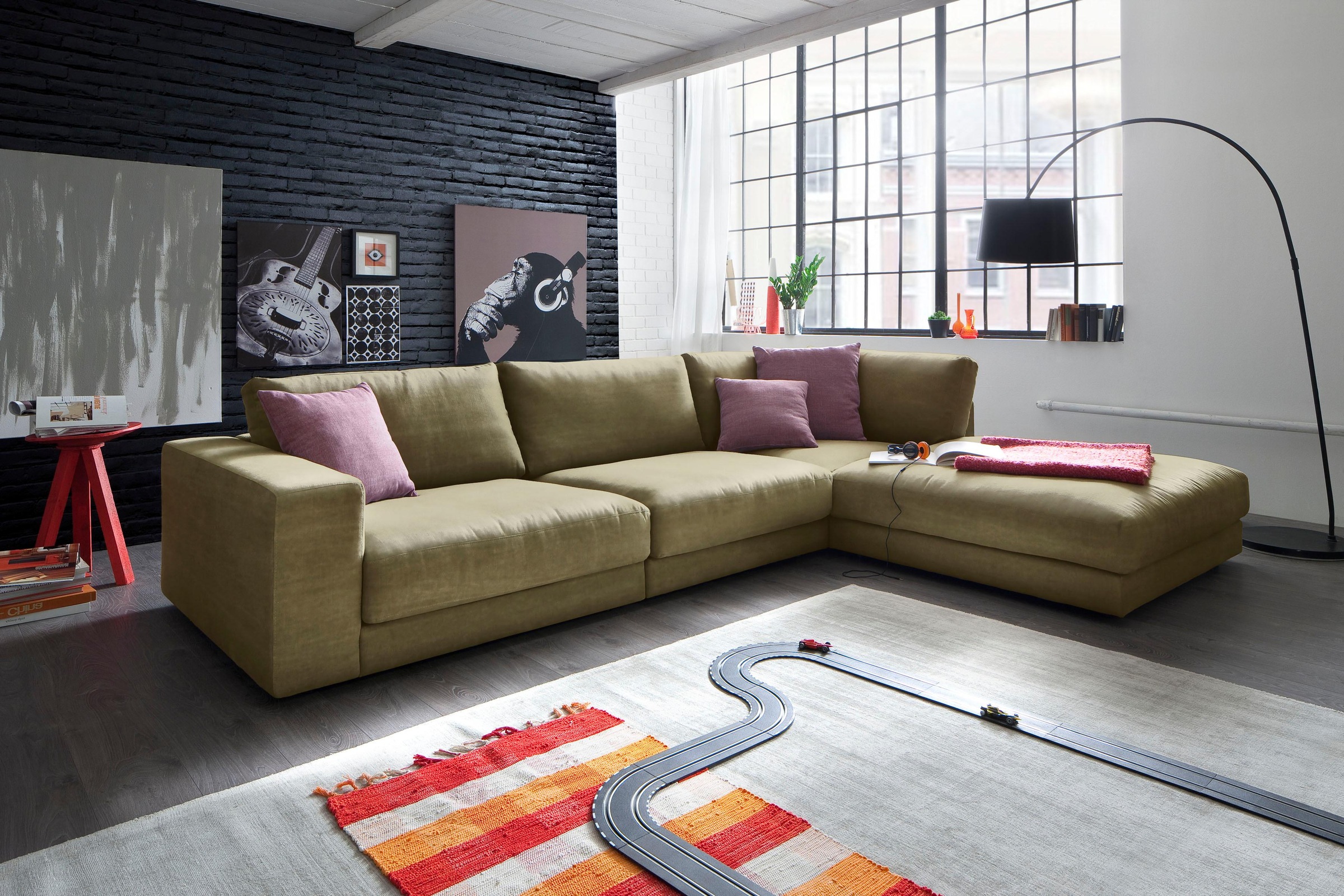 3C Candy Ecksofa »Enisa II L-Form«, bestehend aus Modulen, daher auch individuell aufstellbarbar