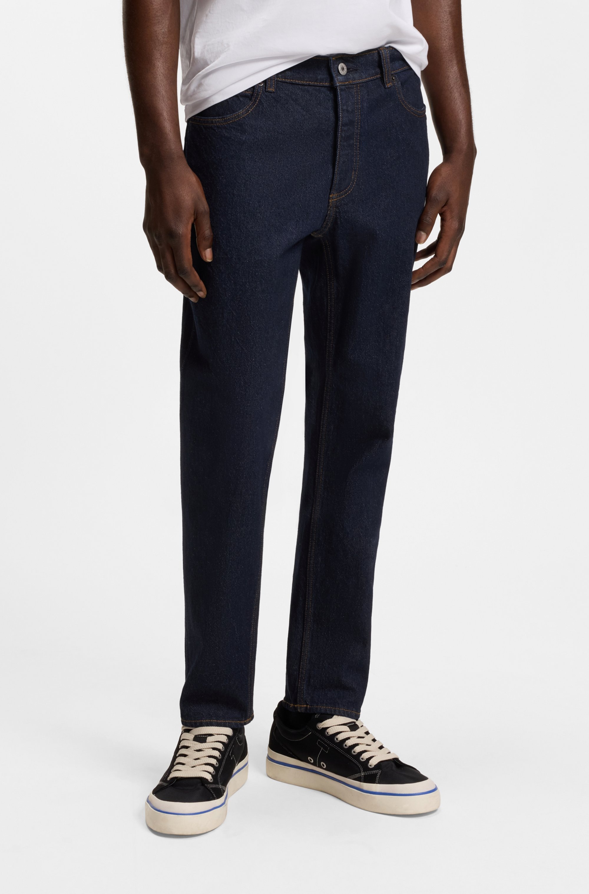 HUGO Tapered-fit-Jeans »Brody« mit Stone-washed-Finish