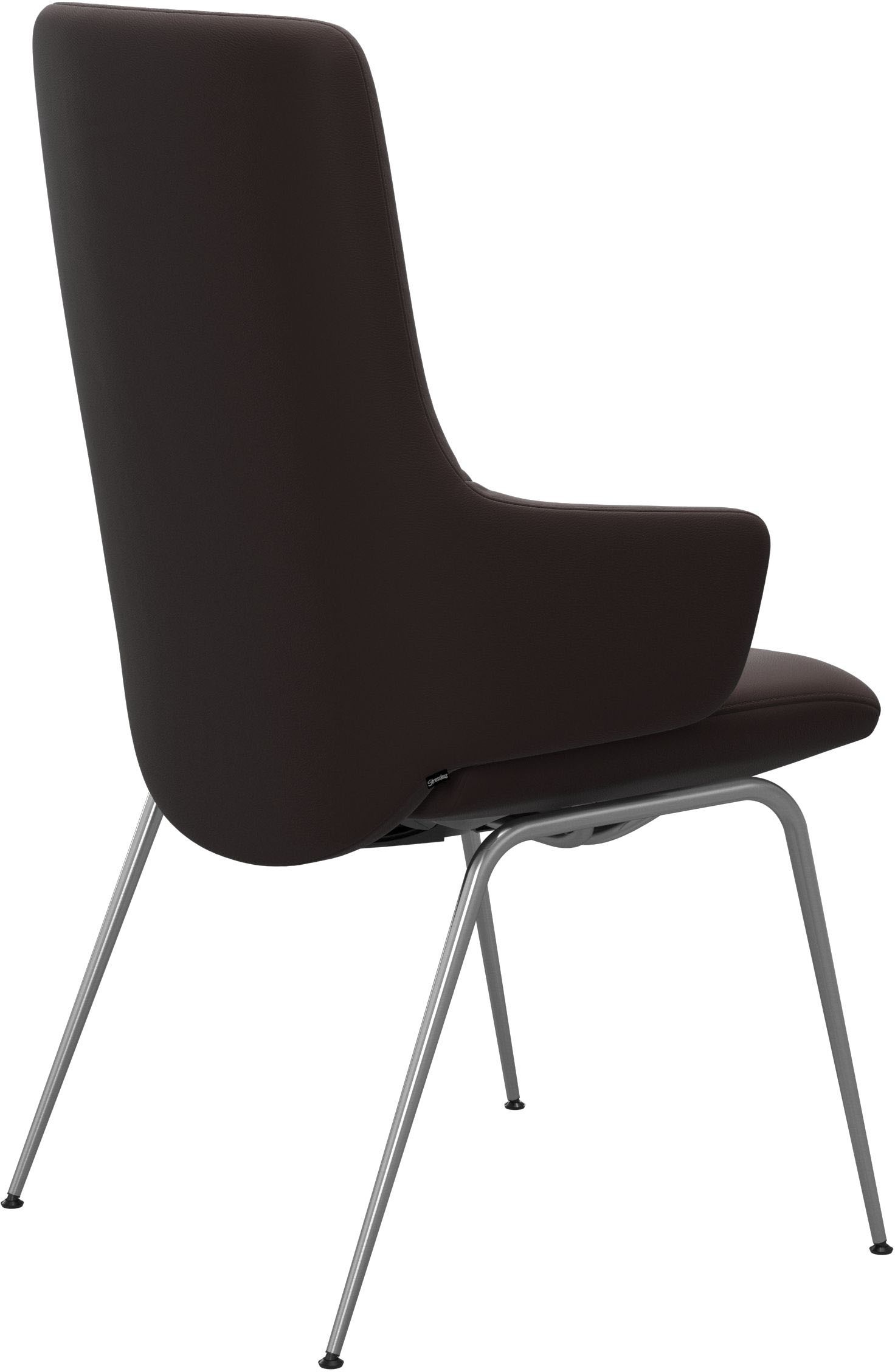 Stressless® Polsterstuhl »Laurel«, Leder PALOMA, High Back mit Armlehne, Größe L, mit Beinen aus Stahl in Schwarz matt