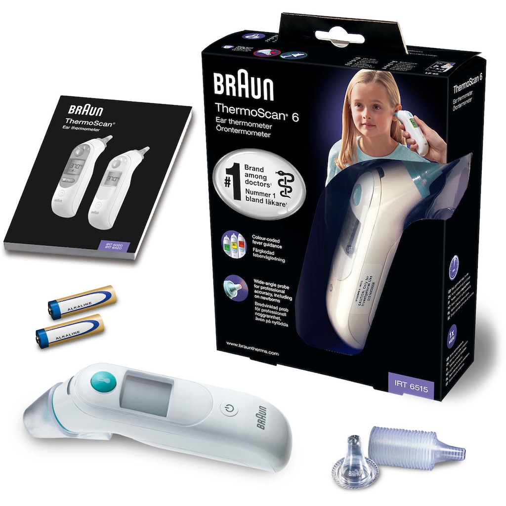 Braun Ohr-Fieberthermometer »ThermoScan® 6 Ohrthermometer IRT6515«