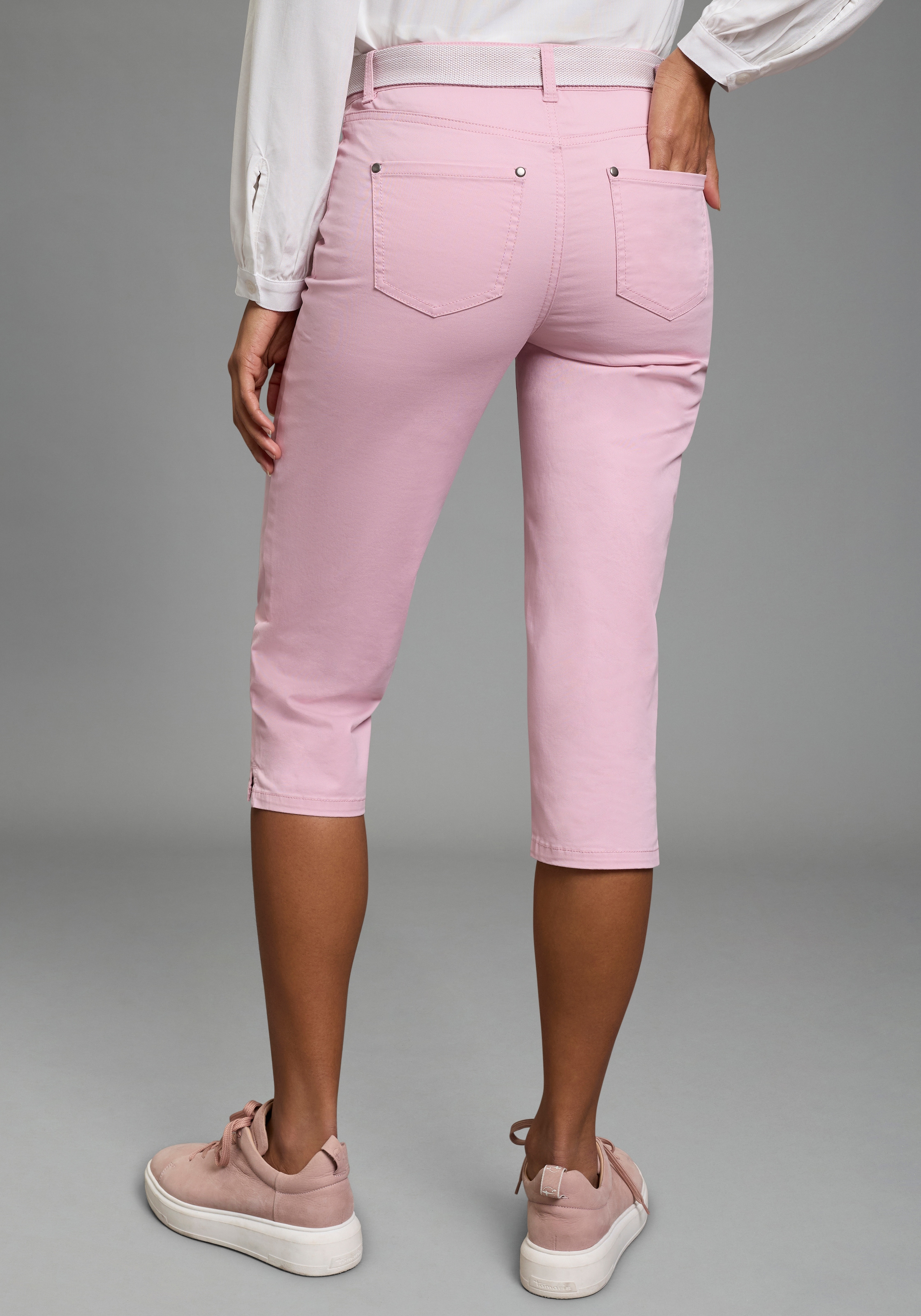 Laura Scott Caprihose  Webhose für Casualmode und Streetwear, femininer Stil