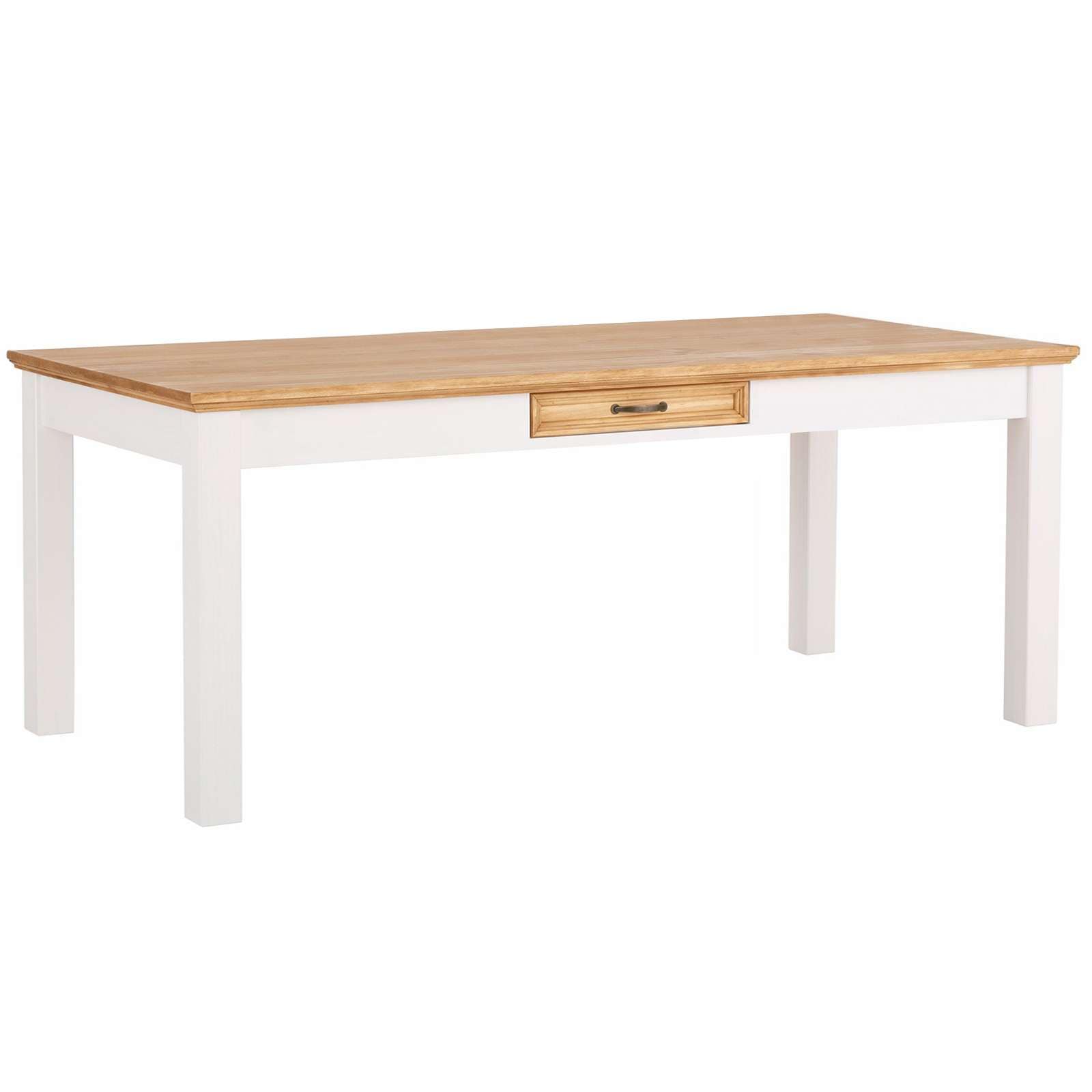 Home affaire Esstisch »Selma«, mit Schublade, aus massivem Kiefernholz, Breite 180 cm