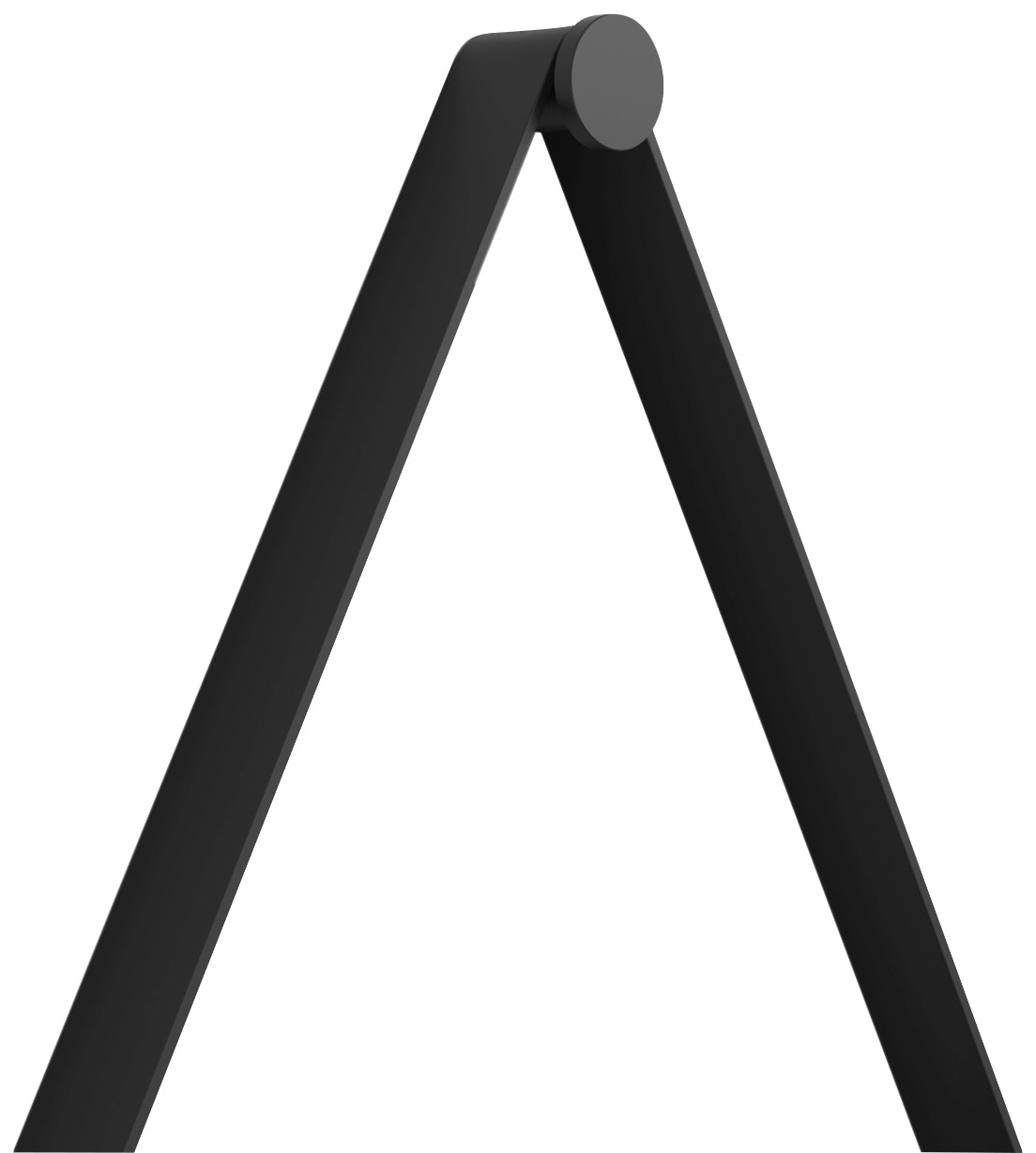 Talos Wandspiegel »Black Light«, Durchmesser: 50 cm, mattschwarz lackiert, IP24