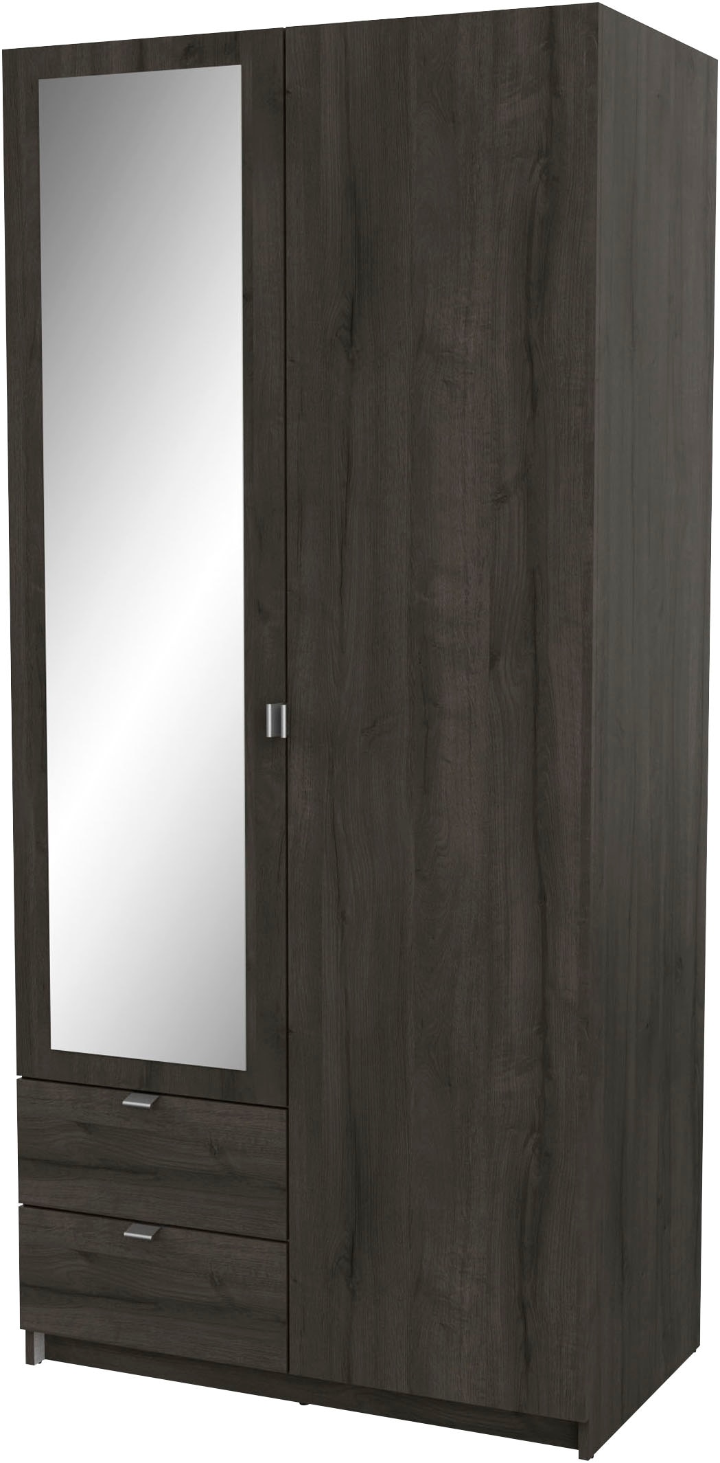 Demeyere GROUP Kleiderschrank »Mellie« SCHRANK 2-TUERIG 1 SPIEGEL  2 SCHUBLADEN