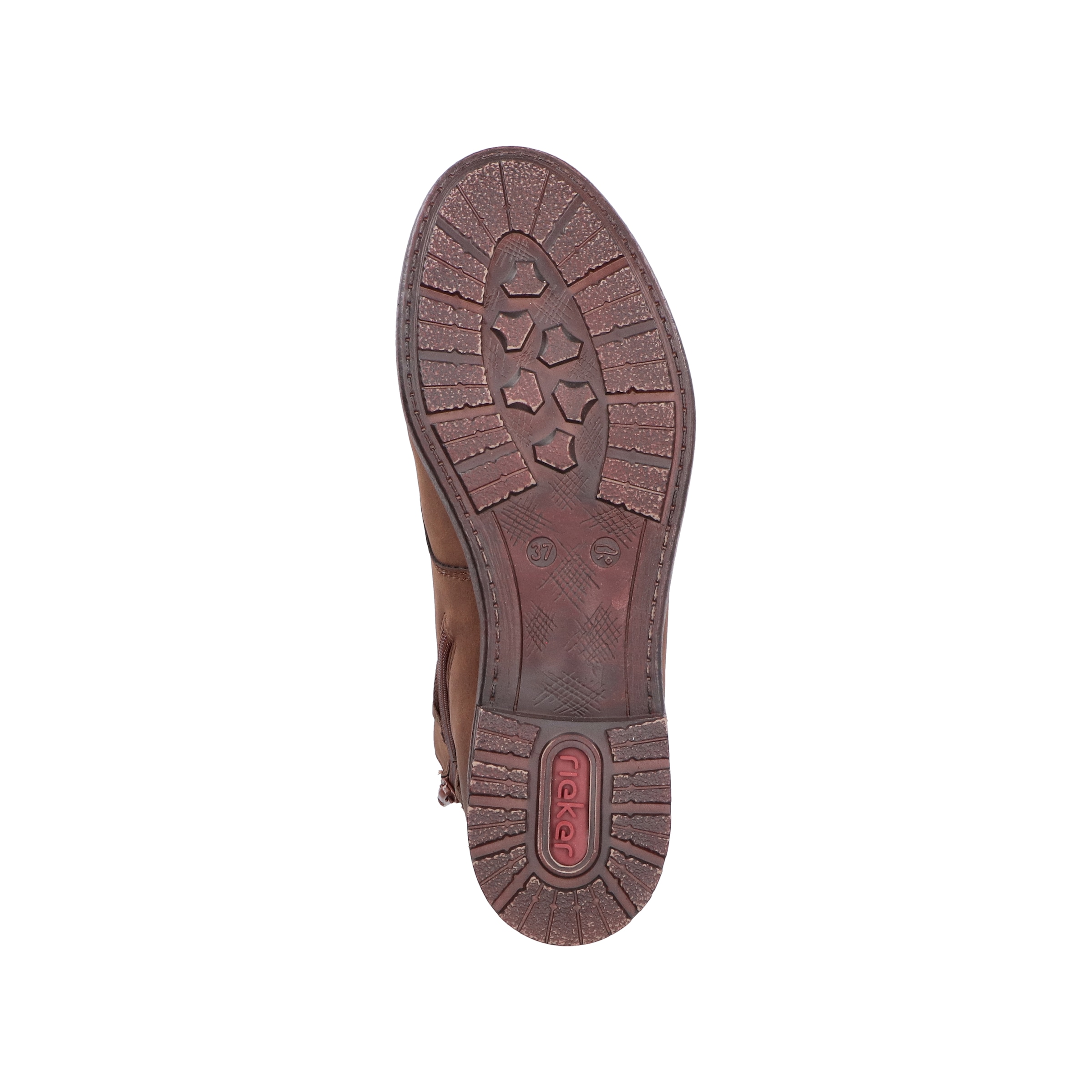 Rieker Schnürstiefelette  Schnürboots mit schaftumspielender Schnürung, in dezenter Used-Optik