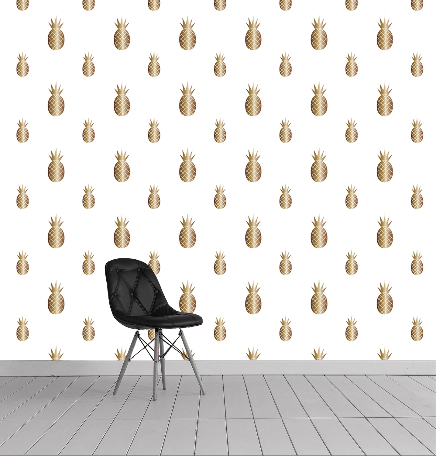 queence Vinyltapete »Sabrina« bedruckt | tropisch glatt 90x250cm, selbstklebend, kinderleichte Anbringung, , Sticker