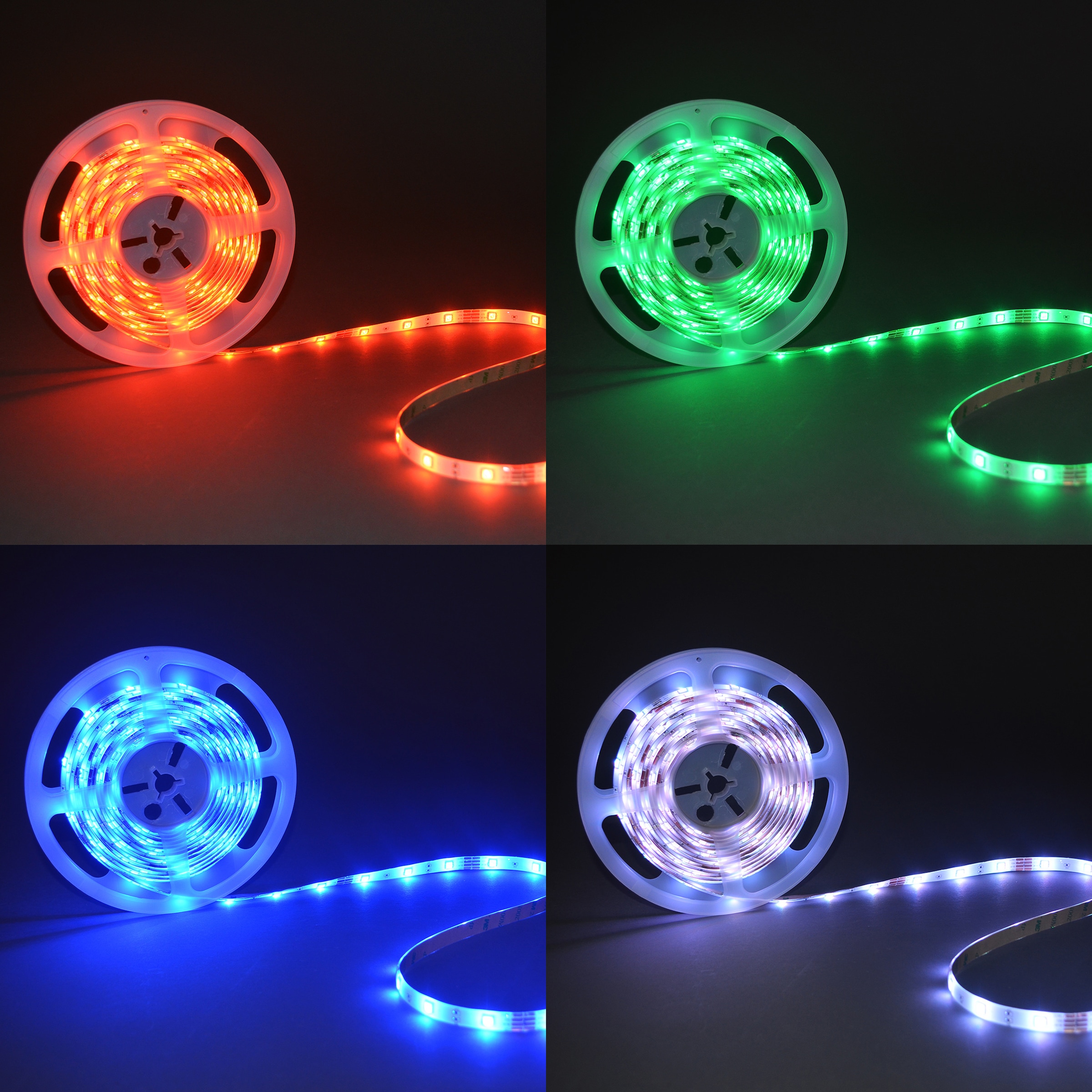 B.K.Licht LED-Streifen, 5m LED Band/Stripe IP44 Farbwechsel dimmbar inkl. Fernbedienung