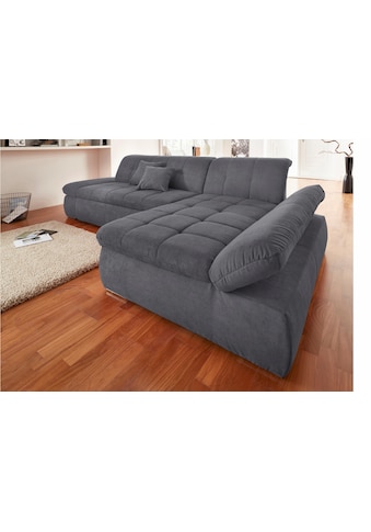 Ecksofa »NMoric XXL, B/T/H: 300/172/80cm, Revamierenabschluss L-Form«