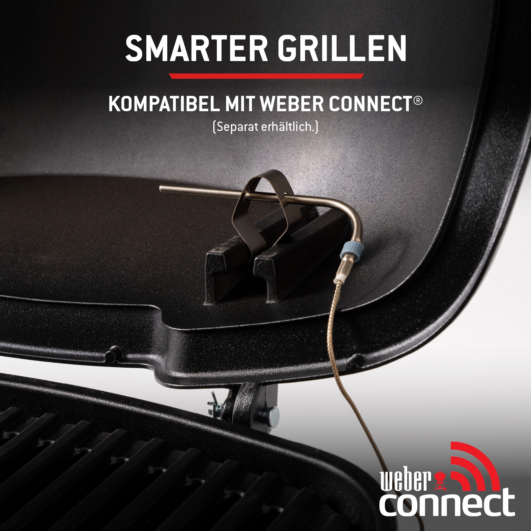 Weber Gasgrill »Q2200N« Mit Deckelthermometer, abnehmbaren Seitentischen und Untergestell