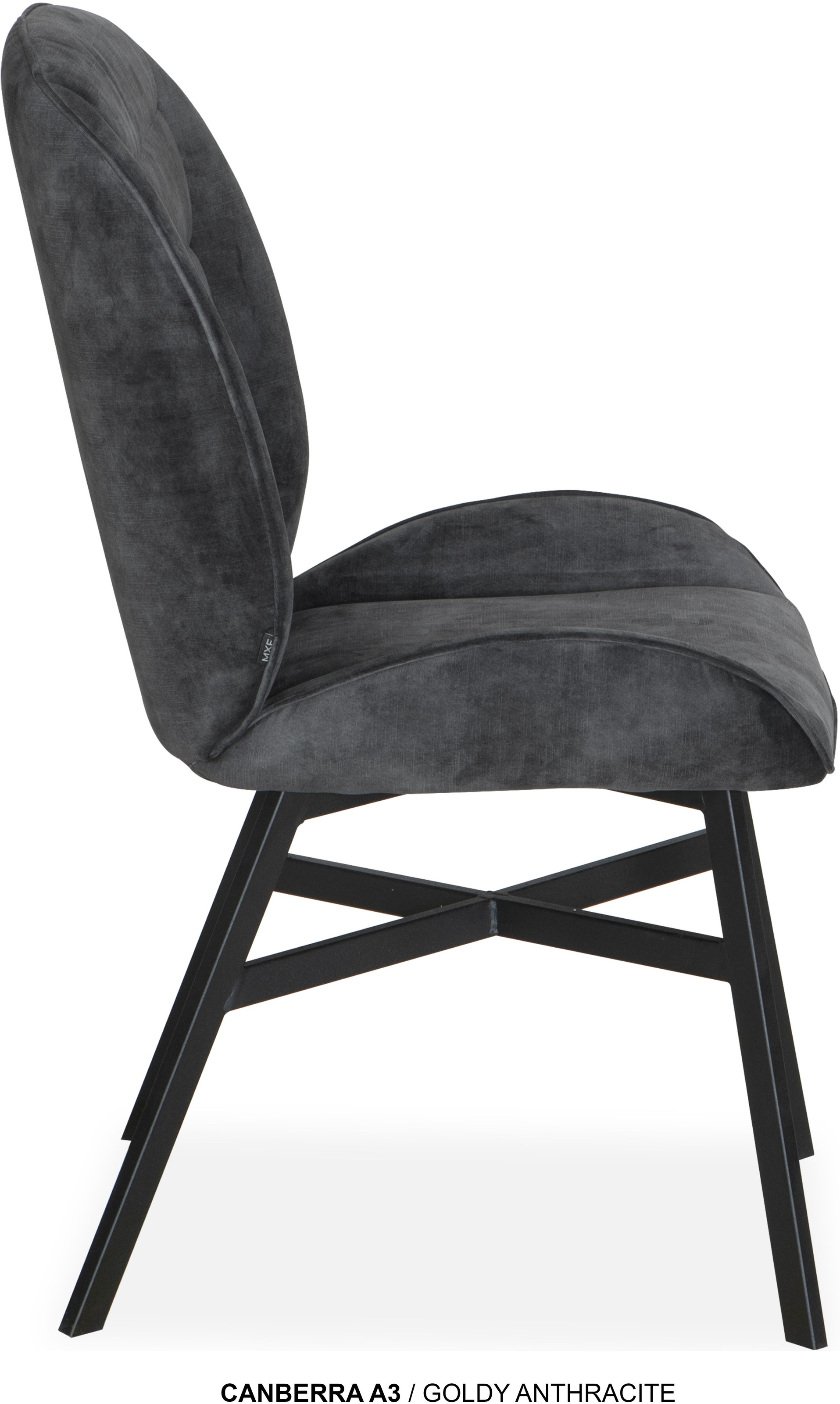 OMG Design Esszimmerstuhl »Canberra« (Set) 1 Stk.Esszimmerstuhl, pflegeleichter Samtvelour Bezug