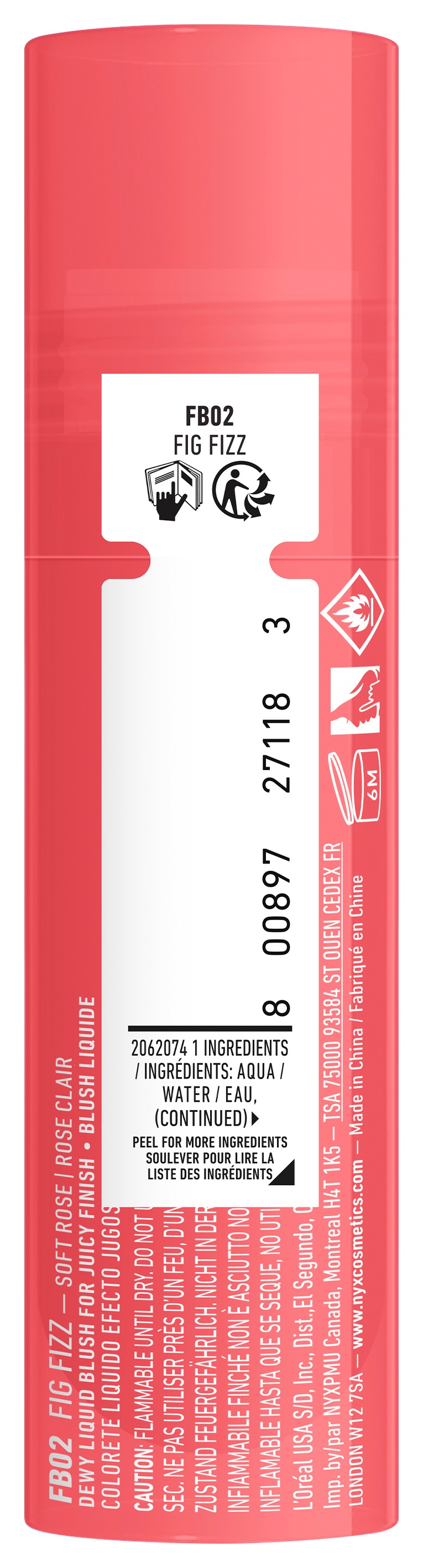 NYX Rouge »NYX Professional Makeup Fat Cheeks Blush«