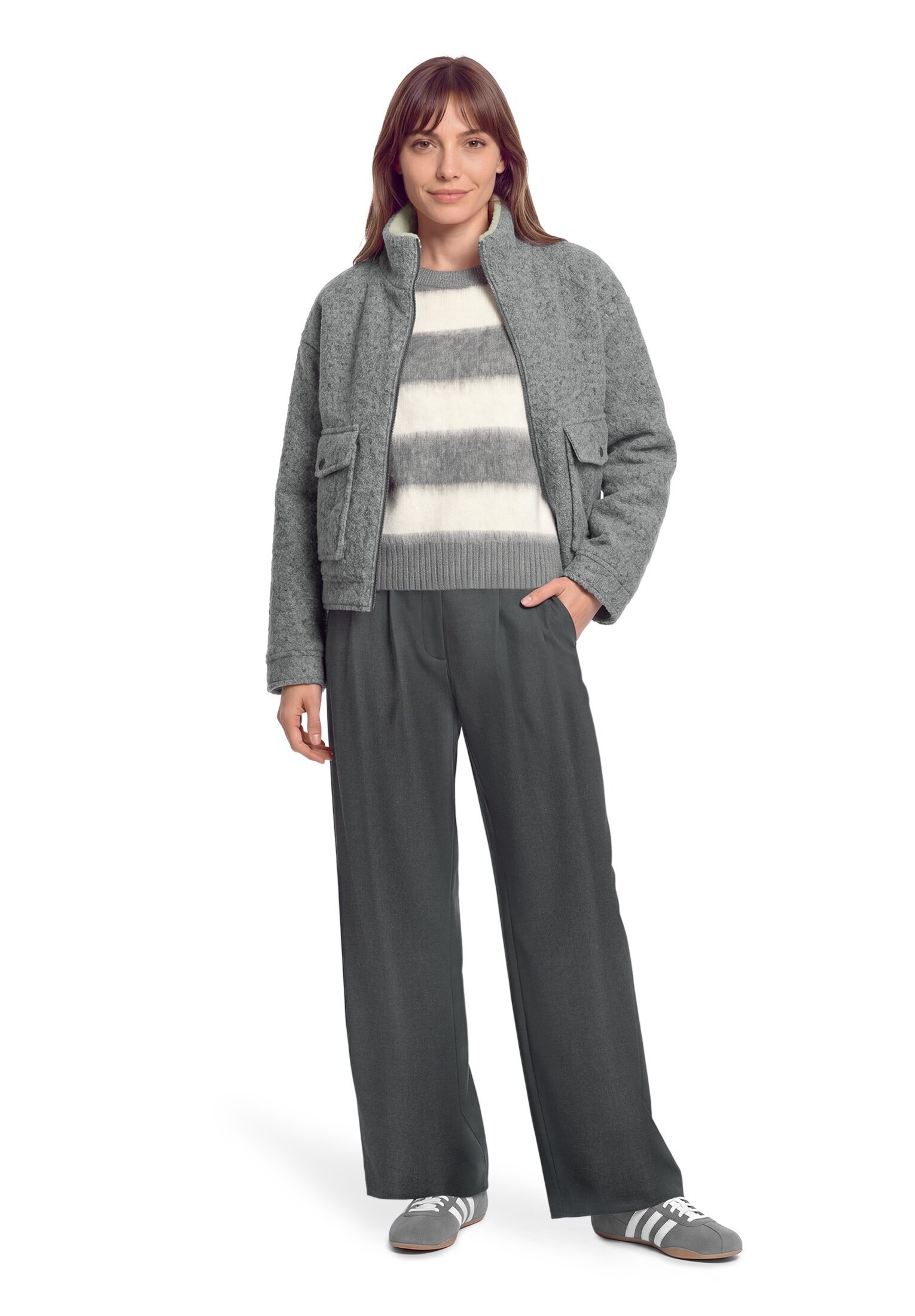 Betty&Co Strickpullover »Strickpullover mit Rippbündchen«