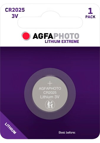 AgfaPhoto Batterie »1 Stück Extreme«, CR2025, (1 St.) kaufen