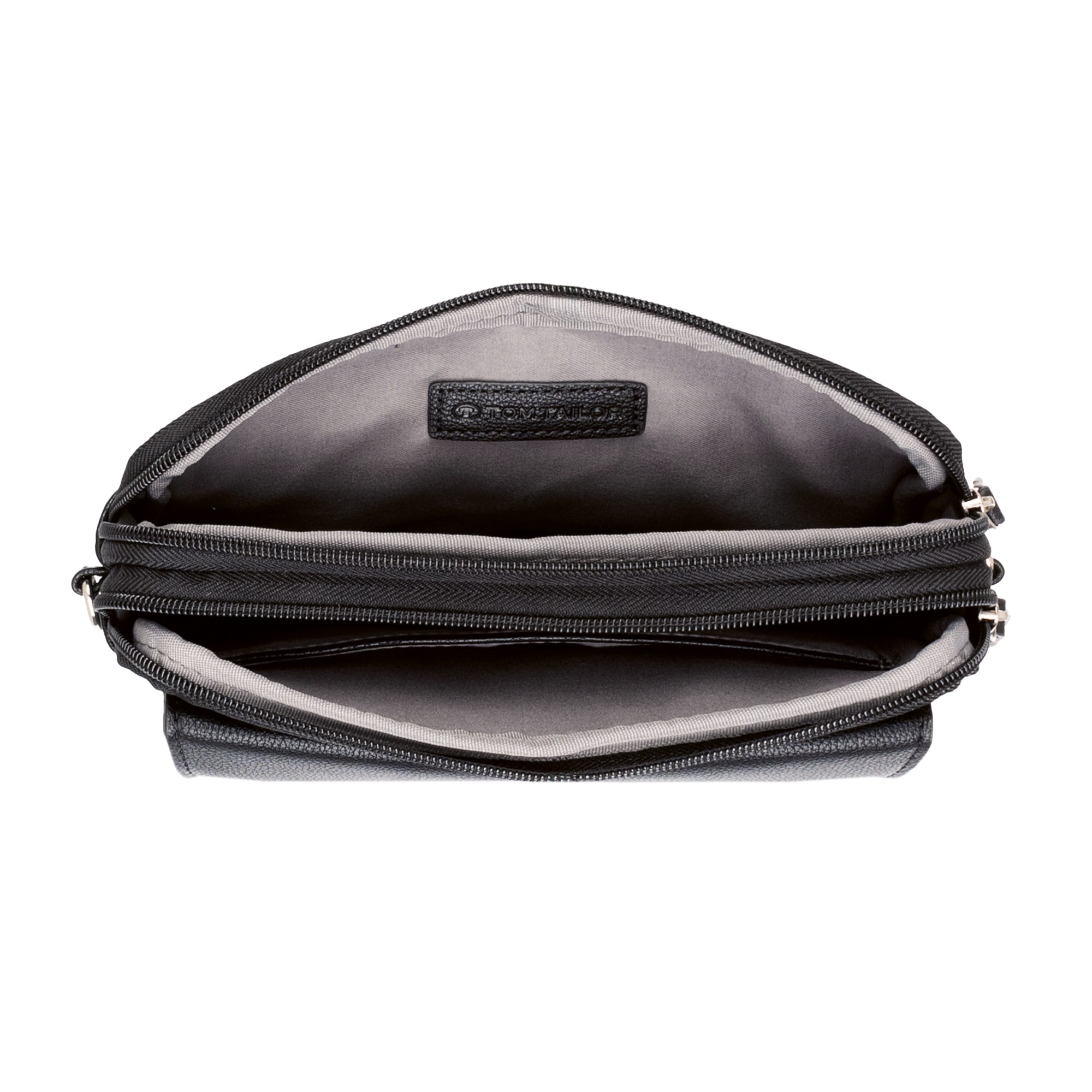 TOM TAILOR Umhängetasche »Tilly« aus fein genarbte Lederimitat im Doppelkammer-Modell mit viel Platz