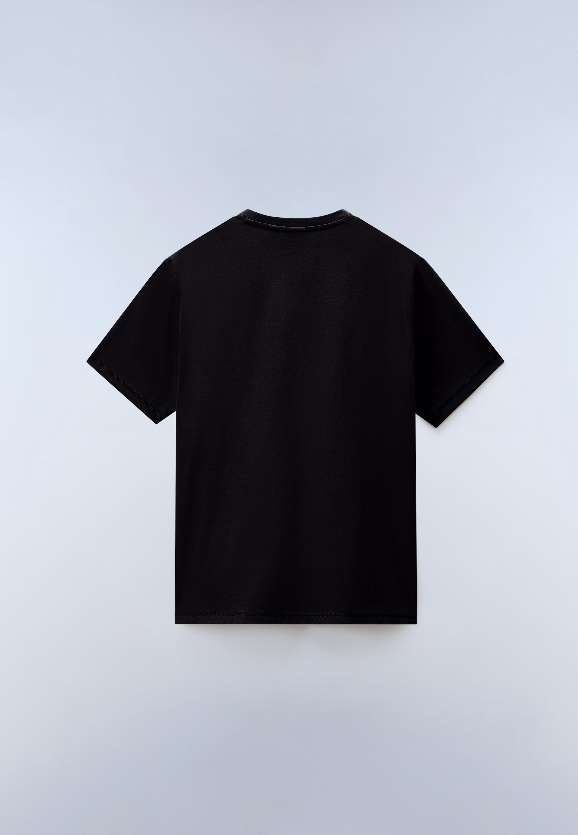 Napapijri T-Shirt »S-FLAG TIKI SS BLACK BEAUTY« mit Rundhalsausschnitt, aus Baumwolle, T-Shirt-Schnitt, normale Länge