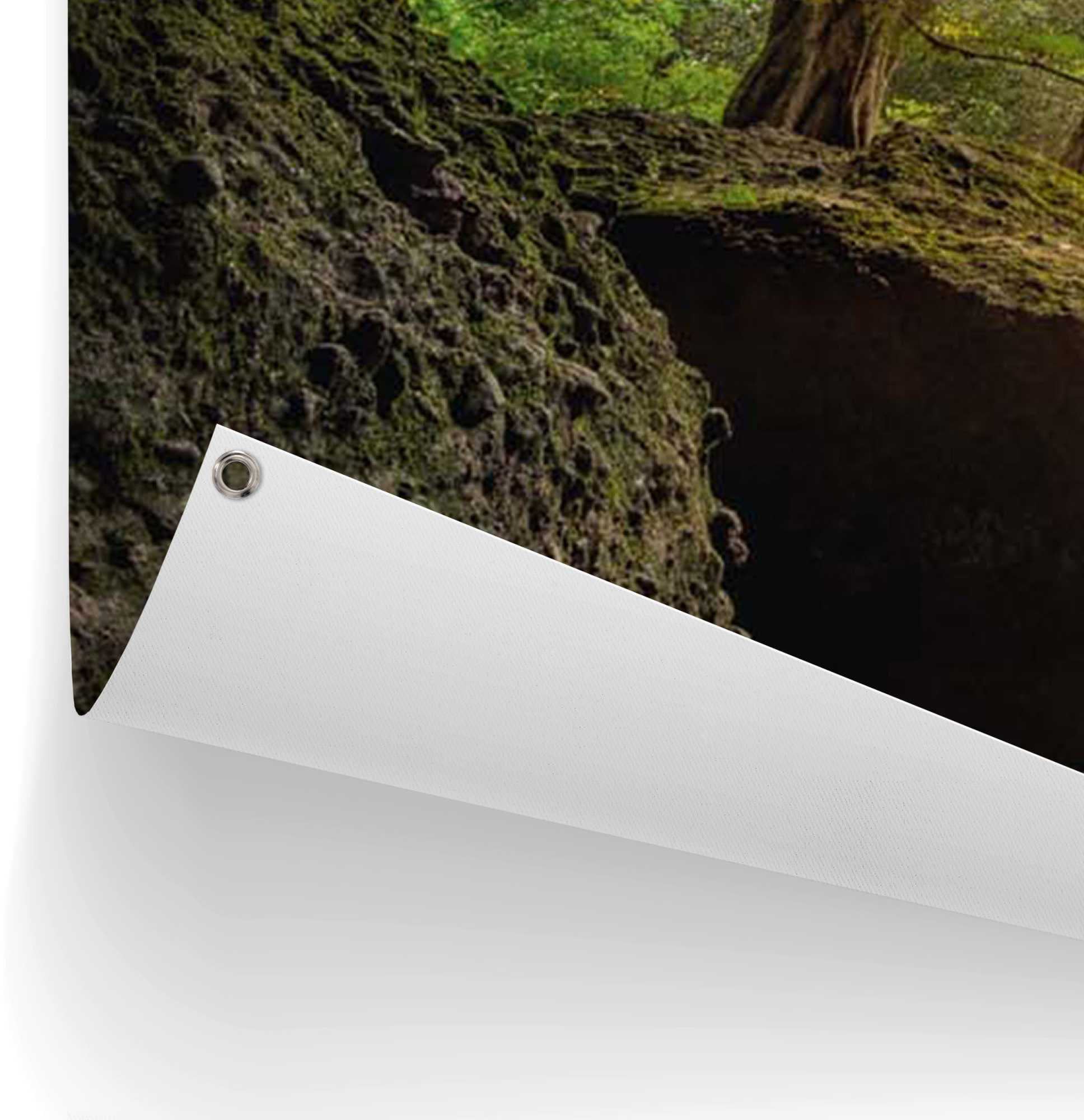 Reinders! Poster »Steinhöhle«, leichtes und bequem den für kaufen wasserfestes Gartenposter Außeneinsatz