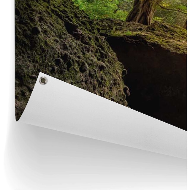 Reinders! Poster »Steinhöhle«, leichtes und wasserfestes Gartenposter für  den Außeneinsatz bequem kaufen