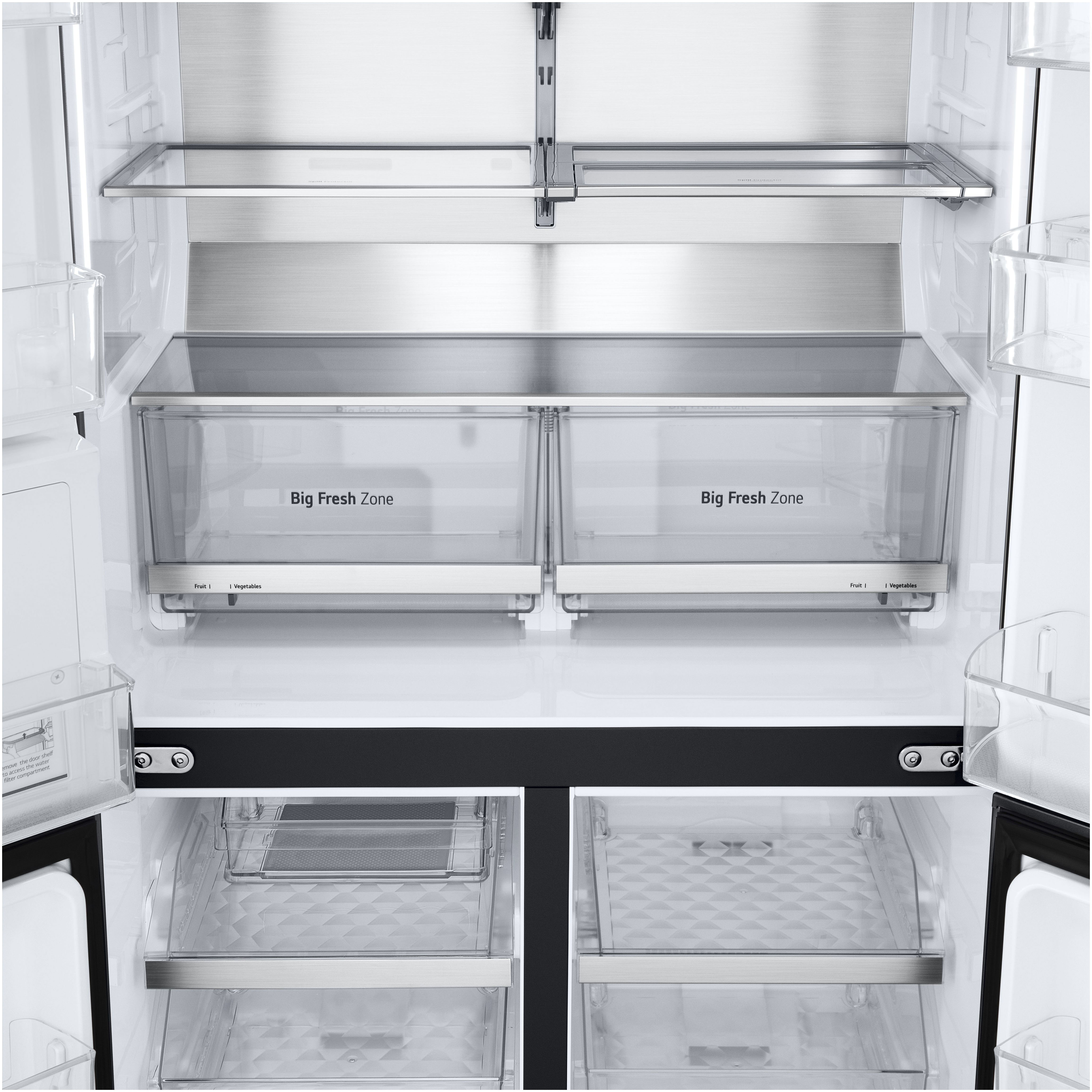 LG Multi Door »GMG960EVEE«, InstaView®: zweimal klopfen, reinschauen! mit Craft Ice - Spender