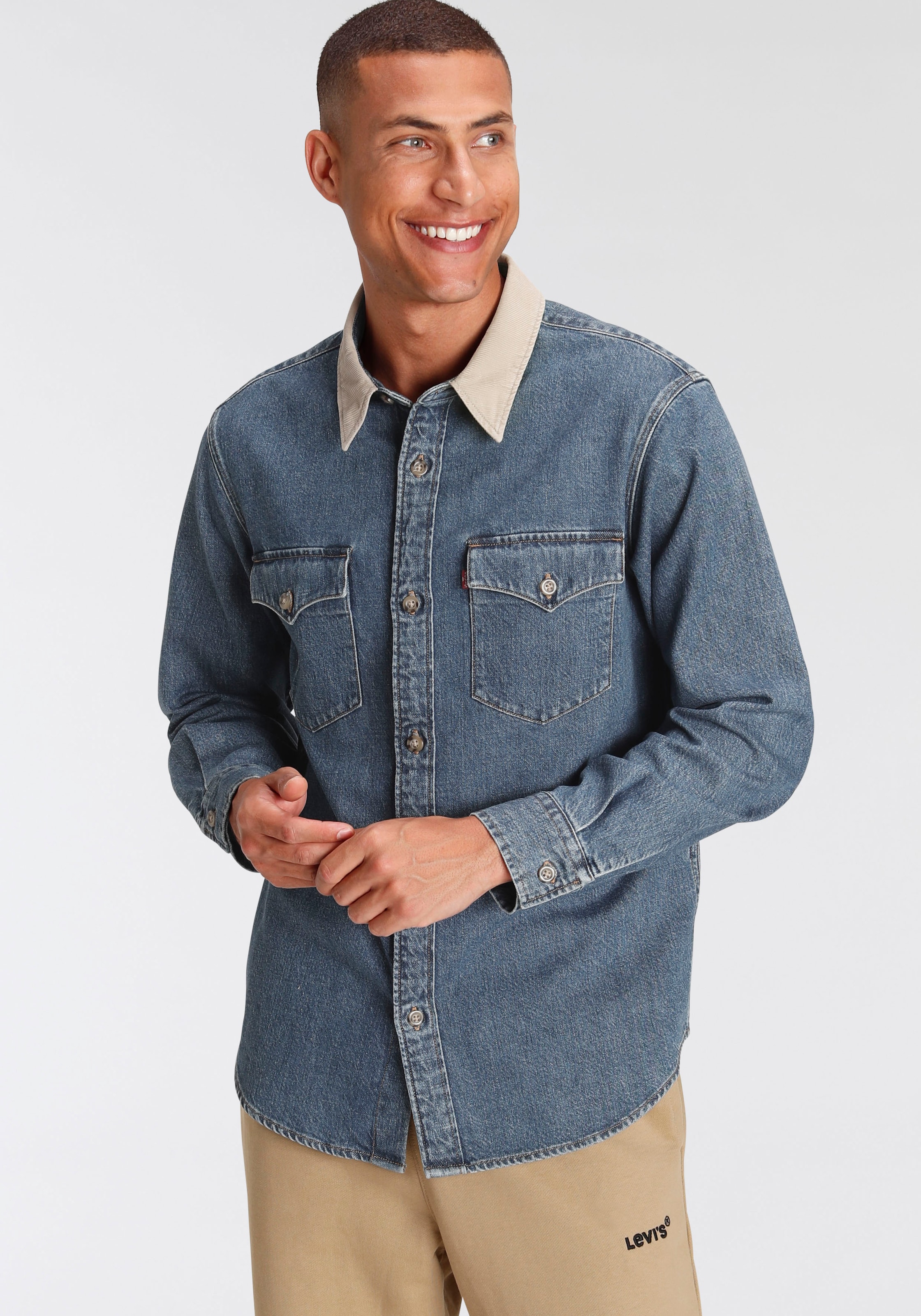 Levi's® Jeanshemd, im Western-Stil kaufen