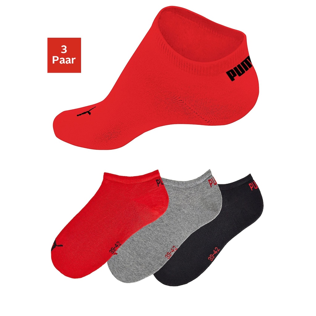 PUMA Sneakersocken, (3 Paar)