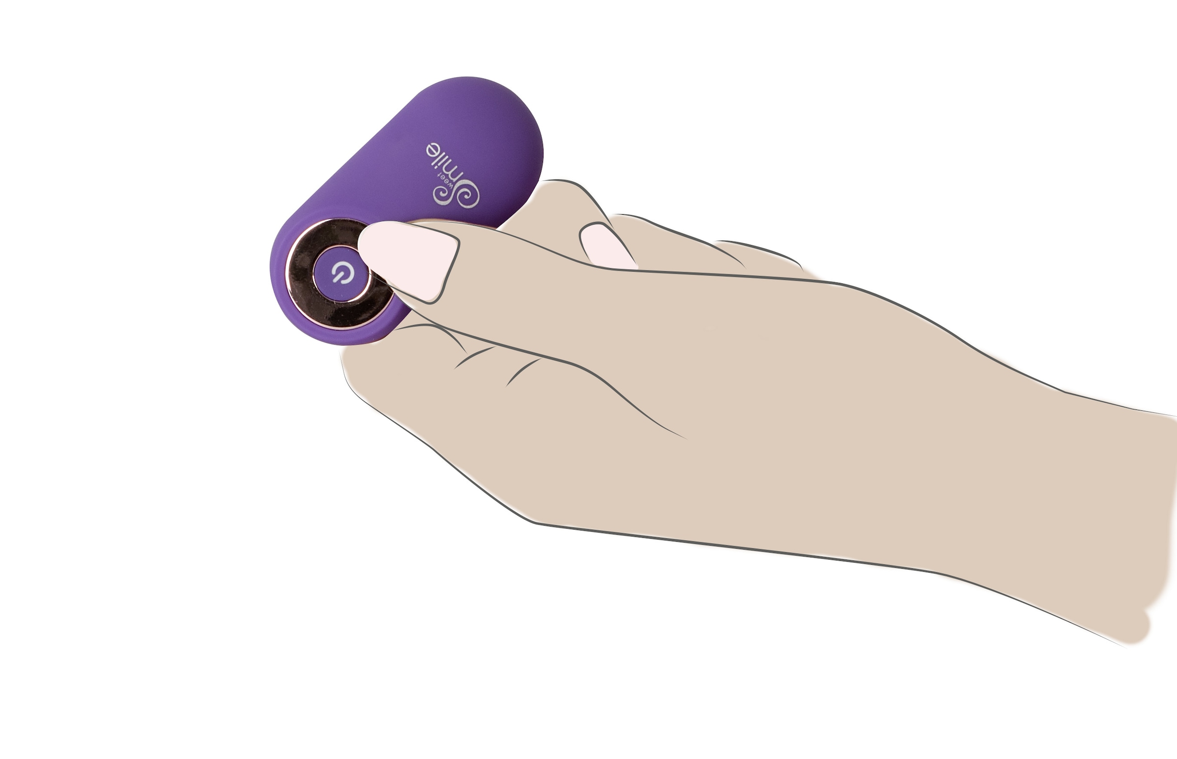 Sweet Smile Vibrator »Auflegevibrator RC Panty Vibrator«