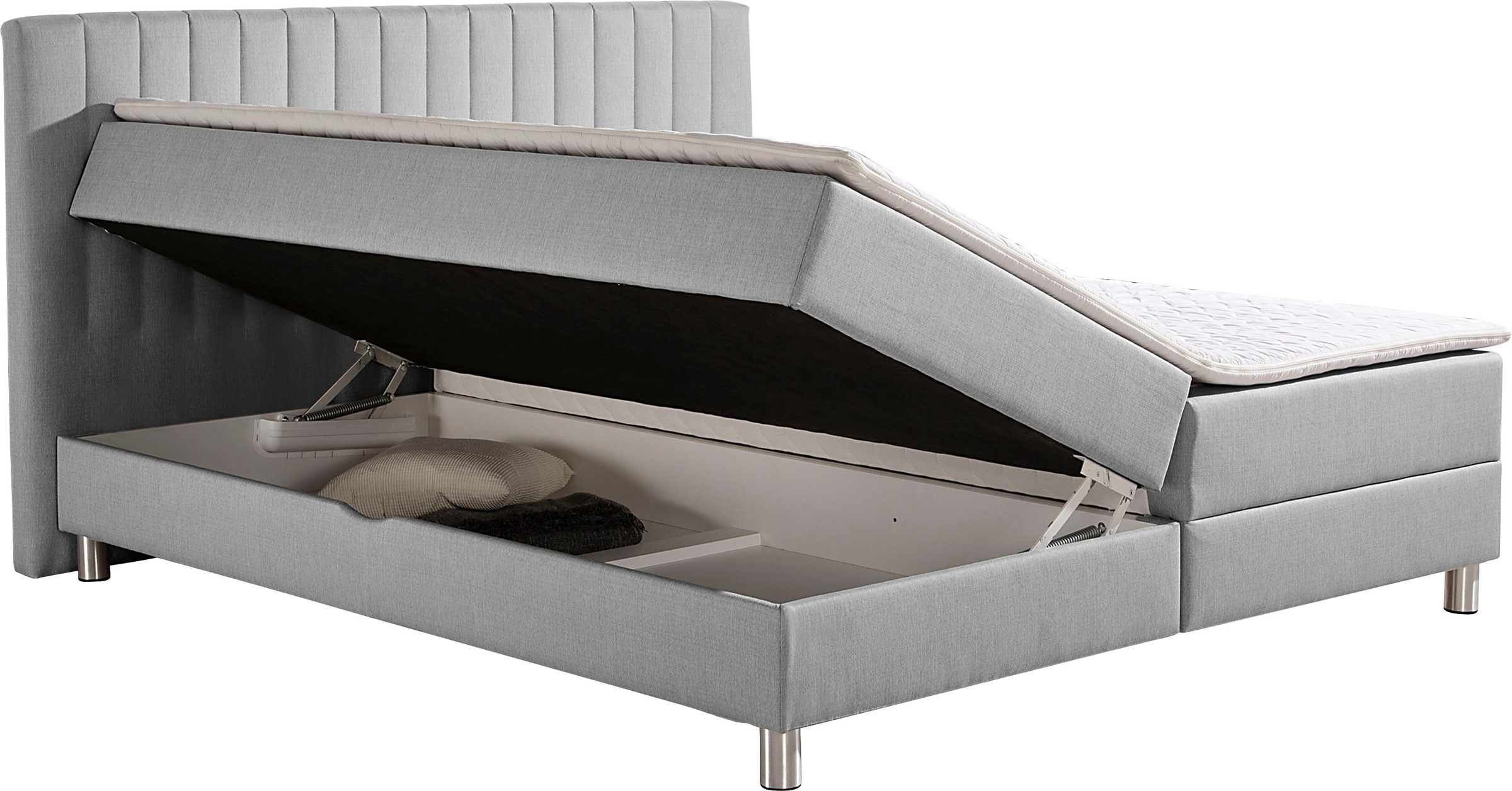 Maintal Boxbett, mit Bettkasten und Kaltschaum-Topper