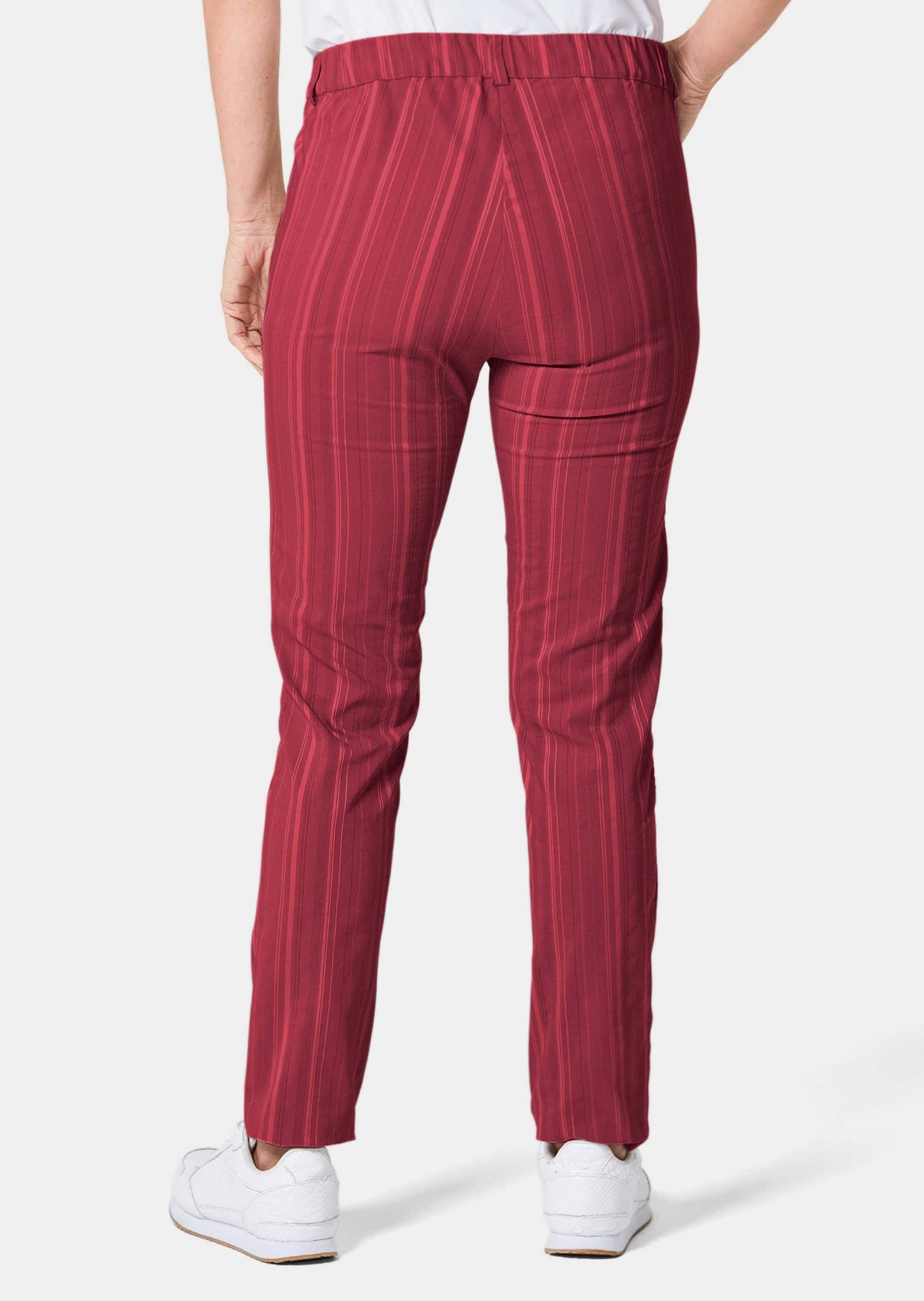 GOLDNER Stoffhose »Struktur-Hose Sportliche Strukturhose in elastischer Ware«