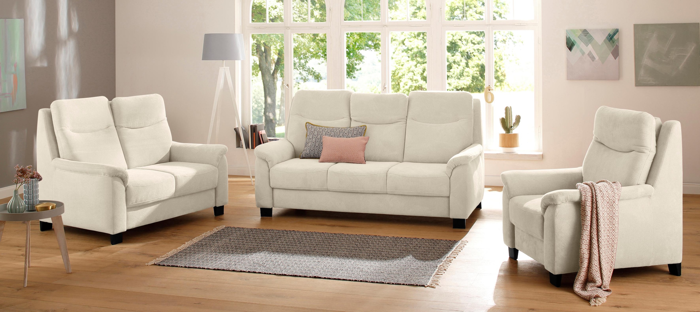 Home affaire 2-Sitzer »Boccaccio« mit Federkern, incl. Kopfteilverstellung