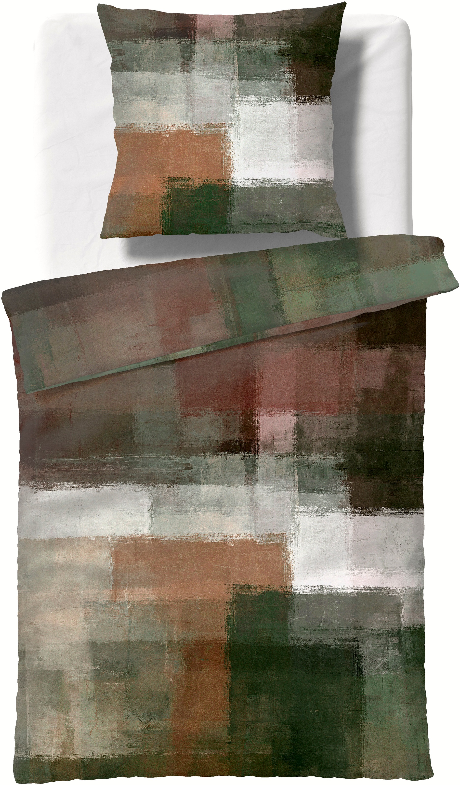 fleuresse Bettwäsche »Bed Art S«, Mako Satin 100% Baumwolle mit Reißverschluss