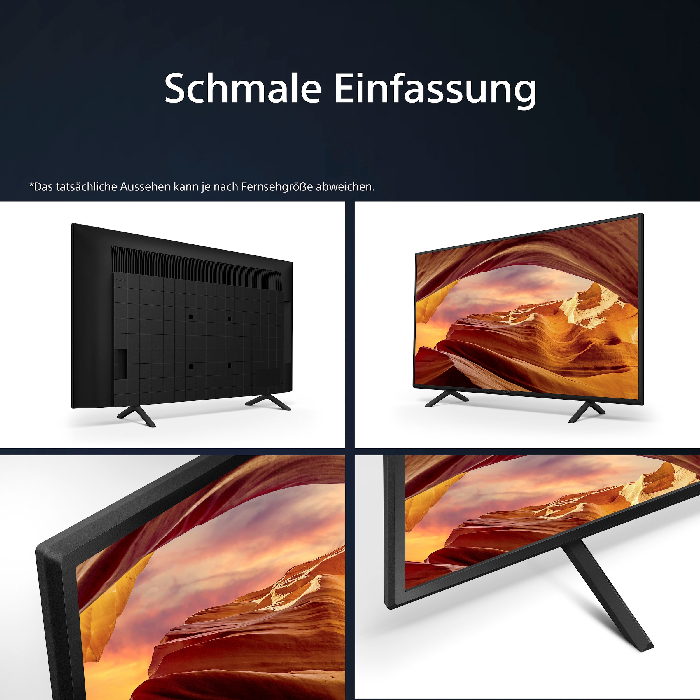 Sony LED-Fernseher, 164 cm/65 Zoll, 4K Ultra HD, Google TV, Smart-TV, BRAVIA CORE, HDMI 2.1, Gaming-Menü