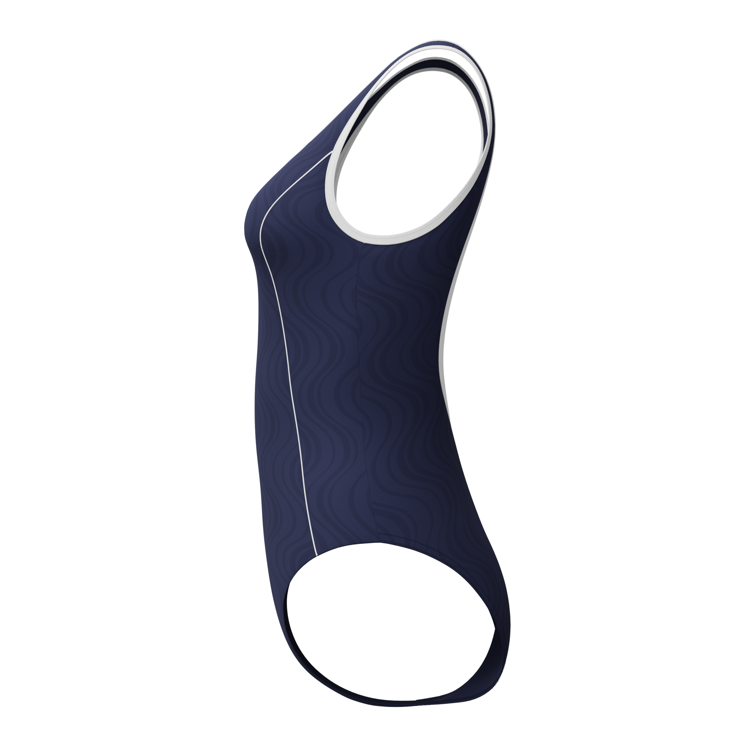 Speedo Badeanzug »TEXTURE BOUND SCOOP 1PC NVY/WHT«