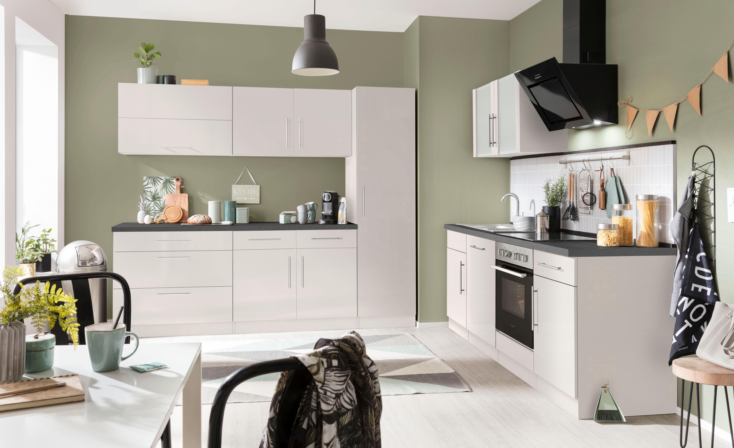 wiho Küchen Unterschrank »Cali«, 90 cm breit, mit 2 großen Auszügen ohne Arbeitsplatte
