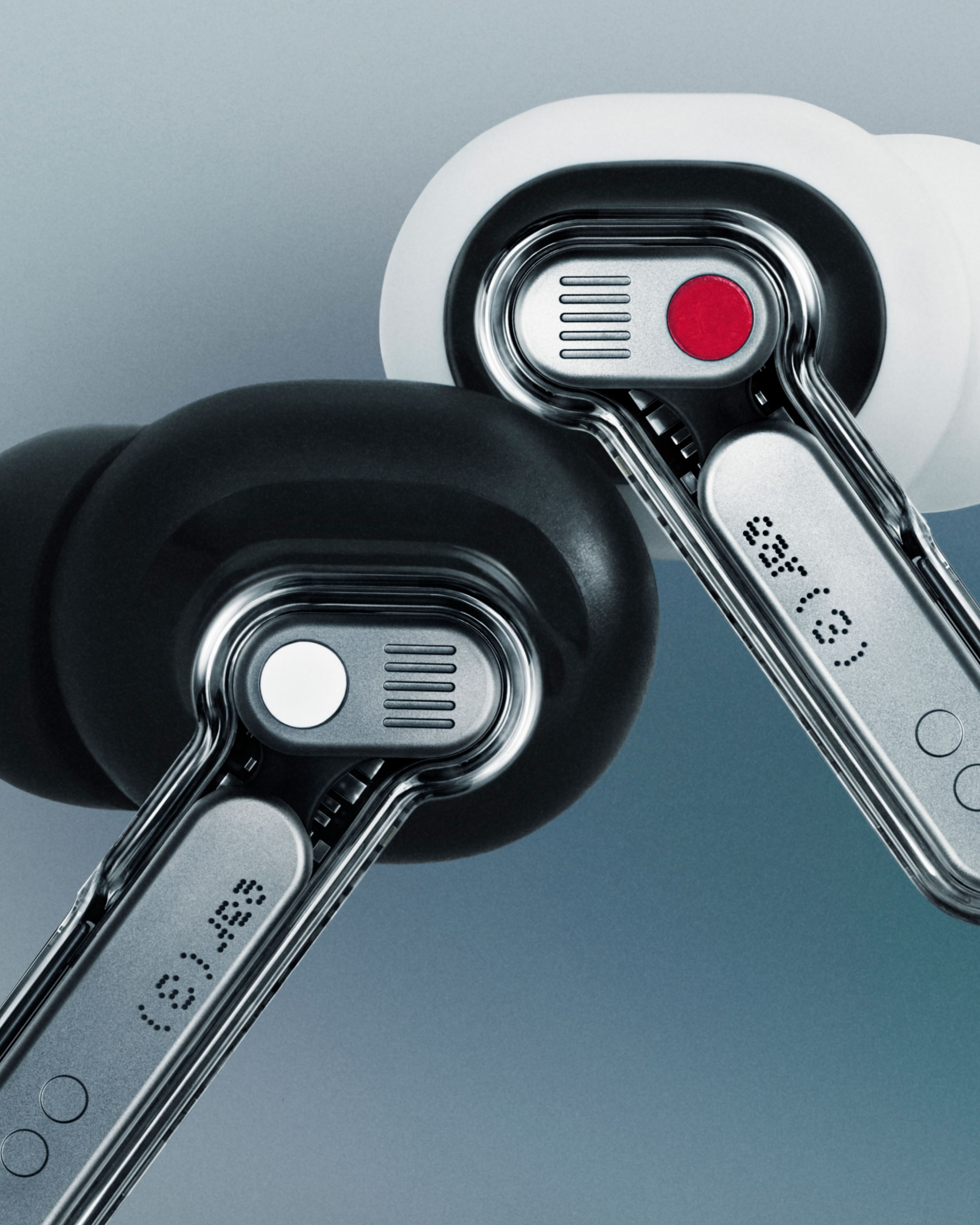 NOTHING wireless In-Ear-Kopfhörer »Ear (3)« Bluetooth Active Noise Cancelling (ANC) | Echo Noise Cancellation | integrierte Steuerung für Anrufe und Musik