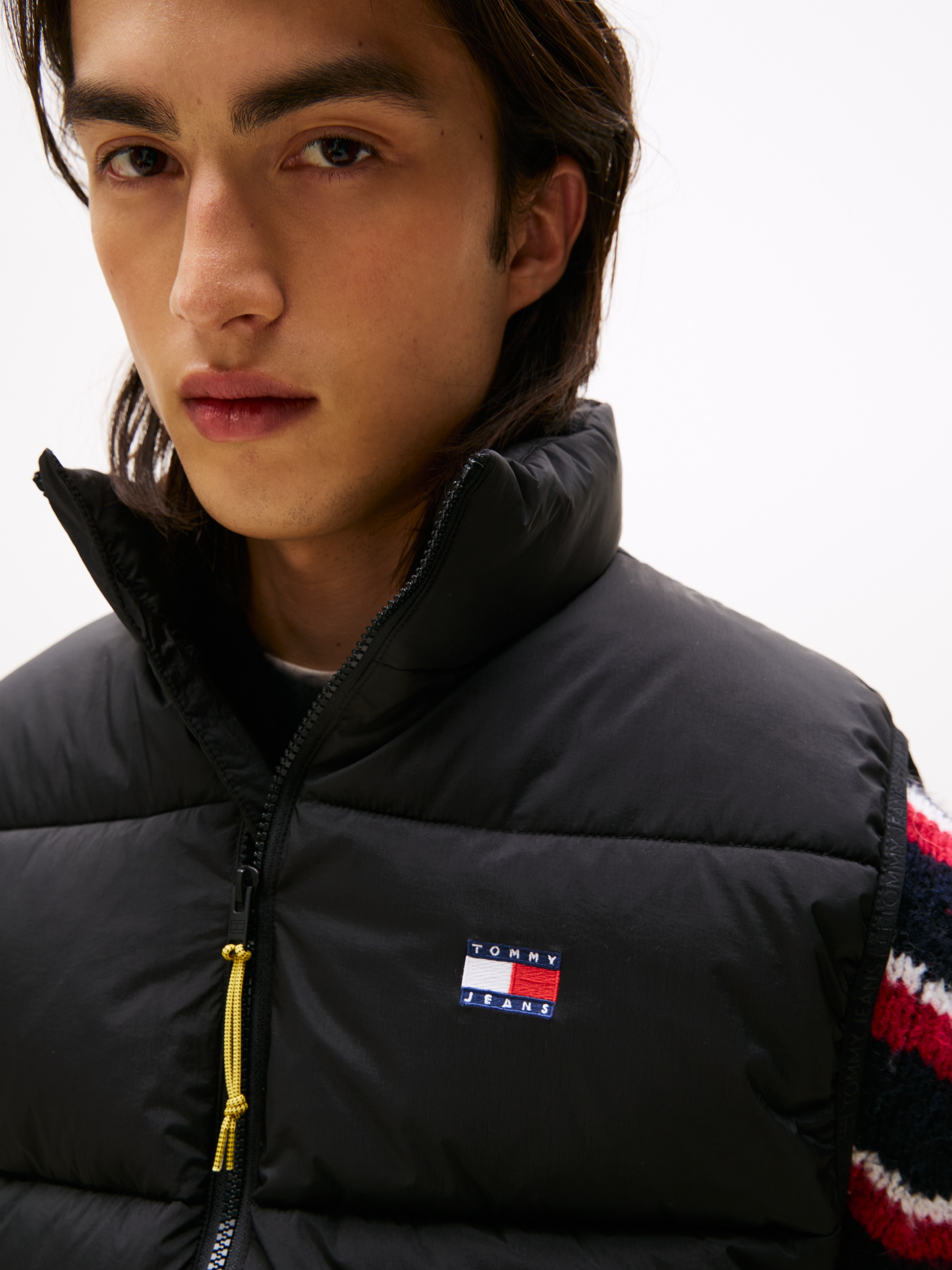 Tommy Jeans Steppweste »TJM VAIL PUFFER VEST«, mit Stehkragen, relaxed fit
