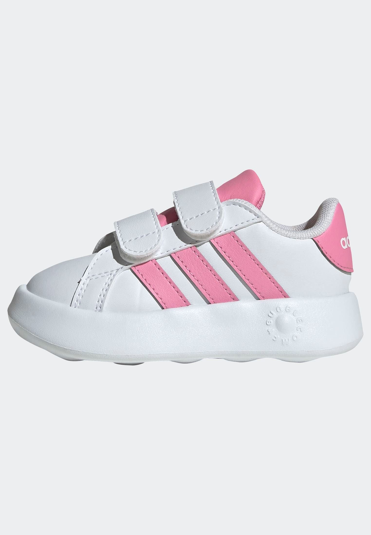 adidas Sportswear Klettschuh »GRAND COURT 2.0 KIDS«, Design auf den Spuren des adidas Superstar, für Kinder