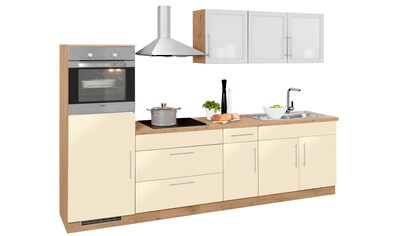 wiho Küchen Küchenzeile »Aachen«, ohne E-Geräte, Breite 290 cm kaufen